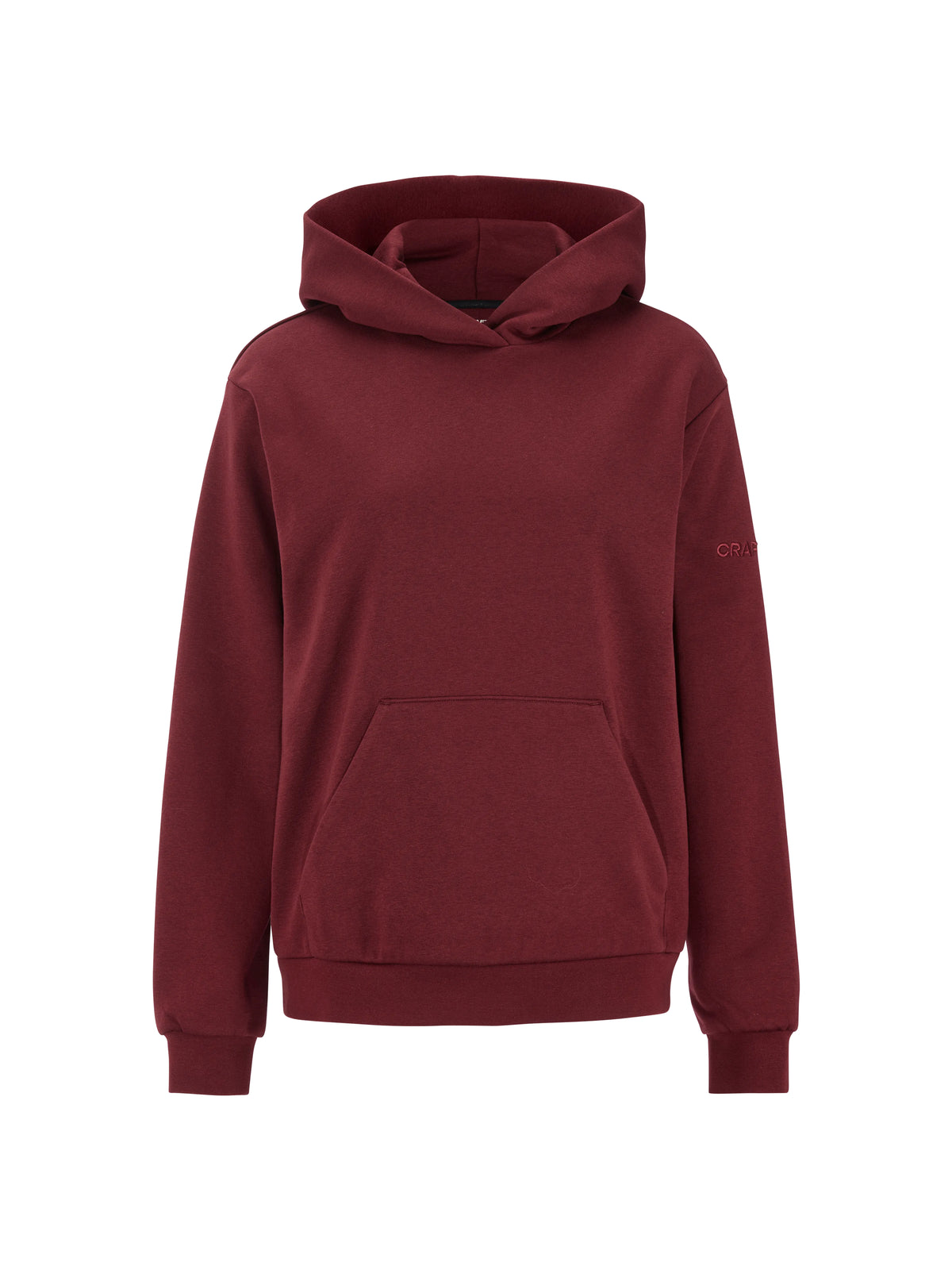 Craft Community 2.0 Hoodie Damen in Bordeaux, Vorderansicht