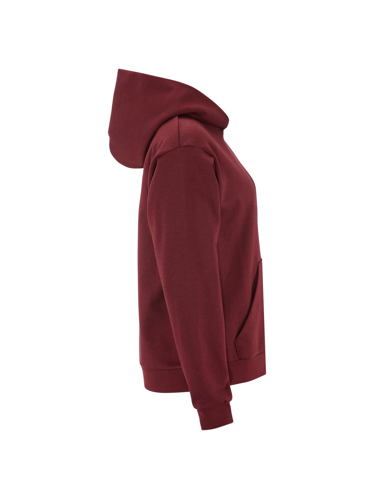 Craft Community 2.0 Hoodie Damen in Bordeaux, Seitenansicht rechts