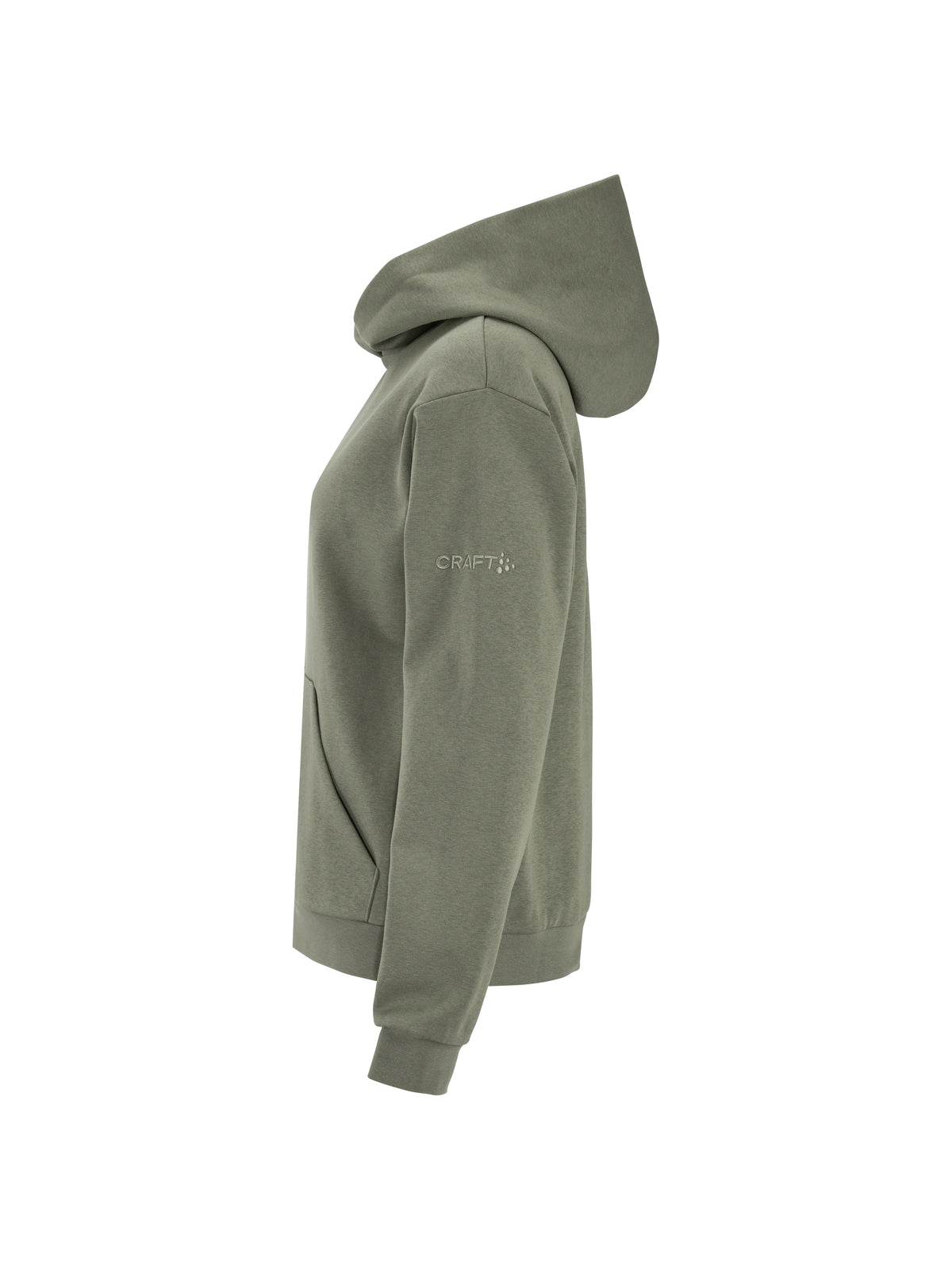 Craft Community 2.0 Hoodie Damen in Salbeigrün, Seitenansicht links