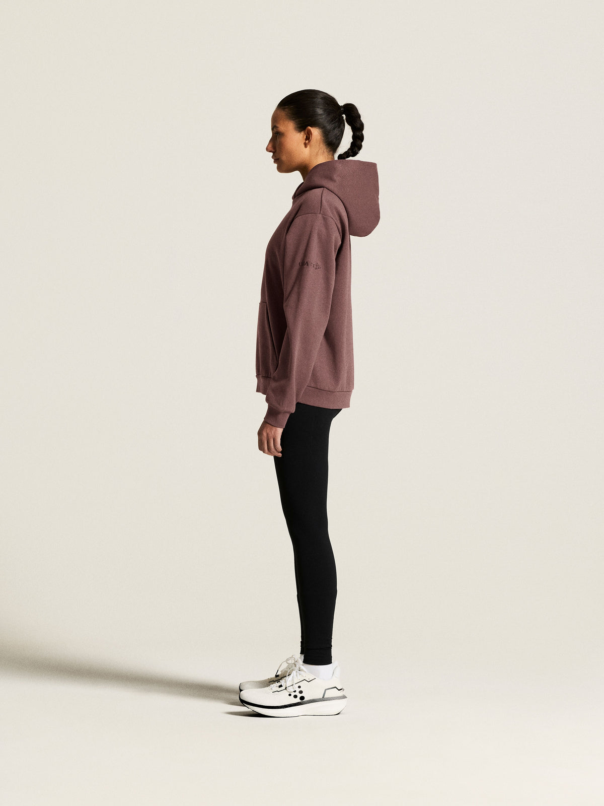 Craft Community 2.0 Hoodie Damen in Mauve, Detailansicht