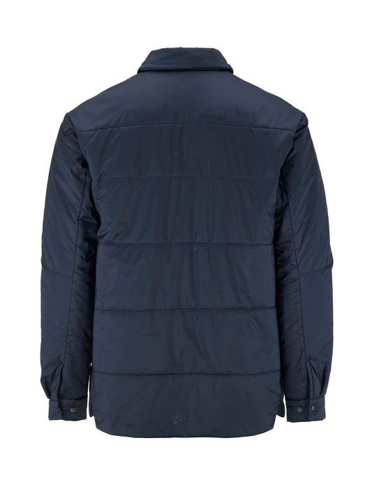 Craft ADV Urban LT Padded Overshirt in Dunkelblau, Rückansicht