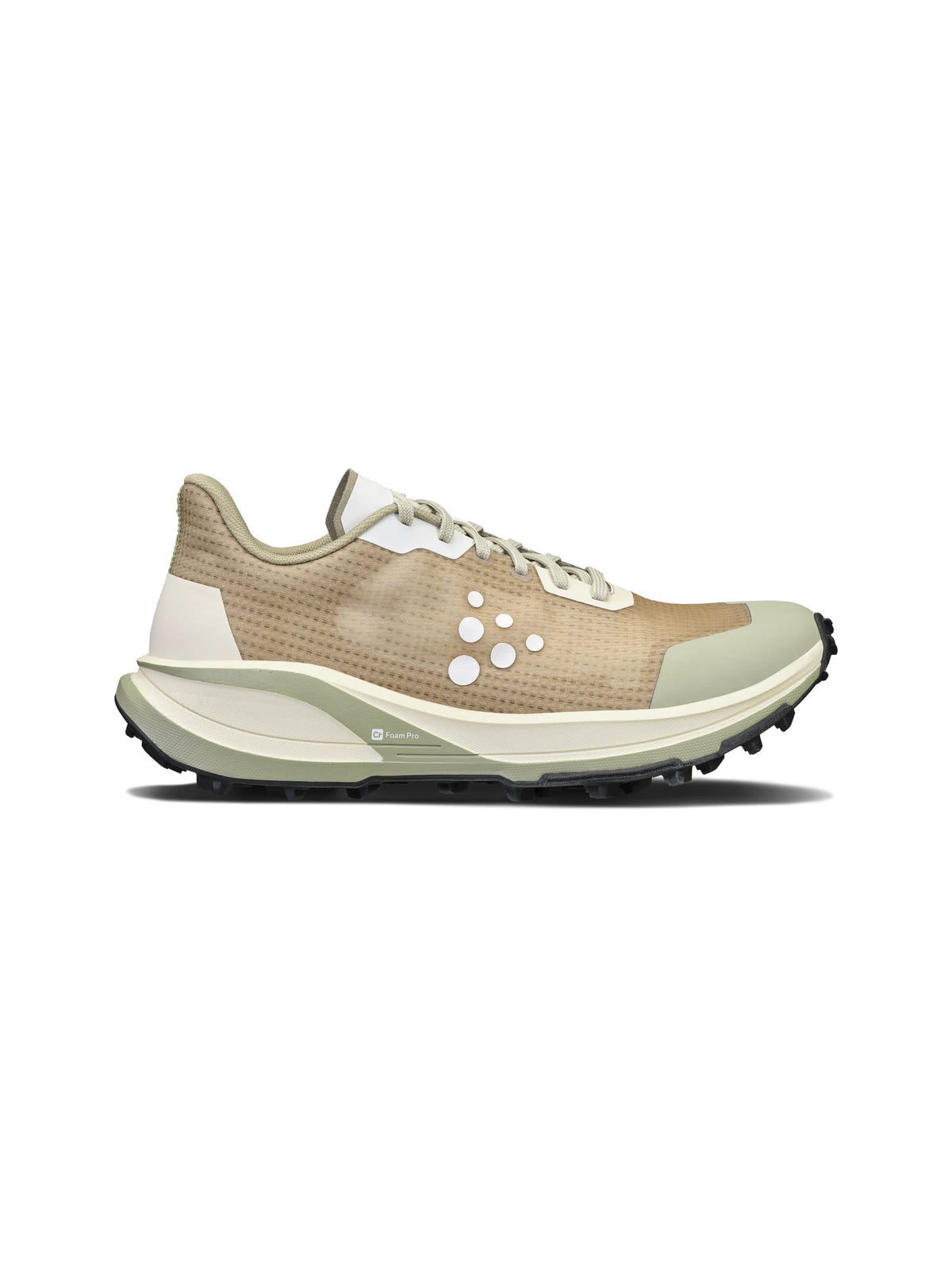 Craft Pure Trail PRO Damen in Sand/Weiss, Vorderansicht