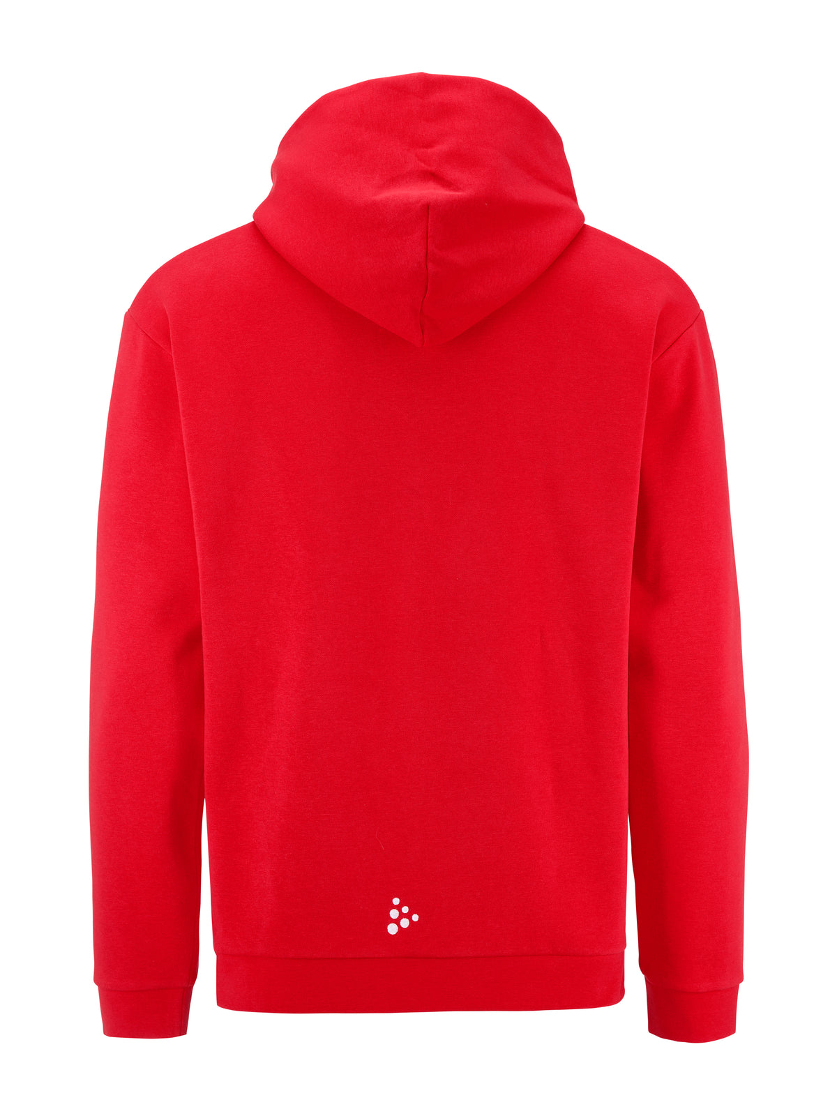 Craft Community 2.0 Logo Hoodie Herren in Rot, Rückansicht
