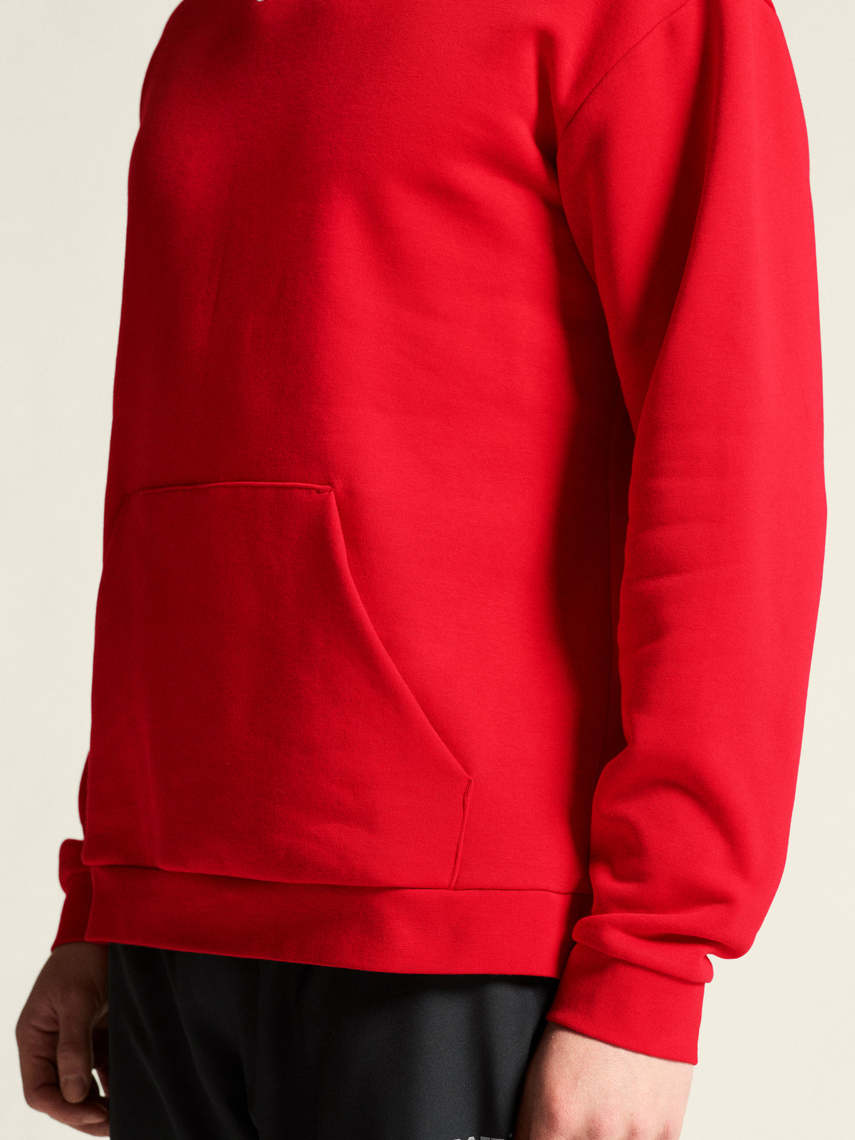 Craft Community 2.0 Logo Hoodie Herren in Rot, Detailansicht