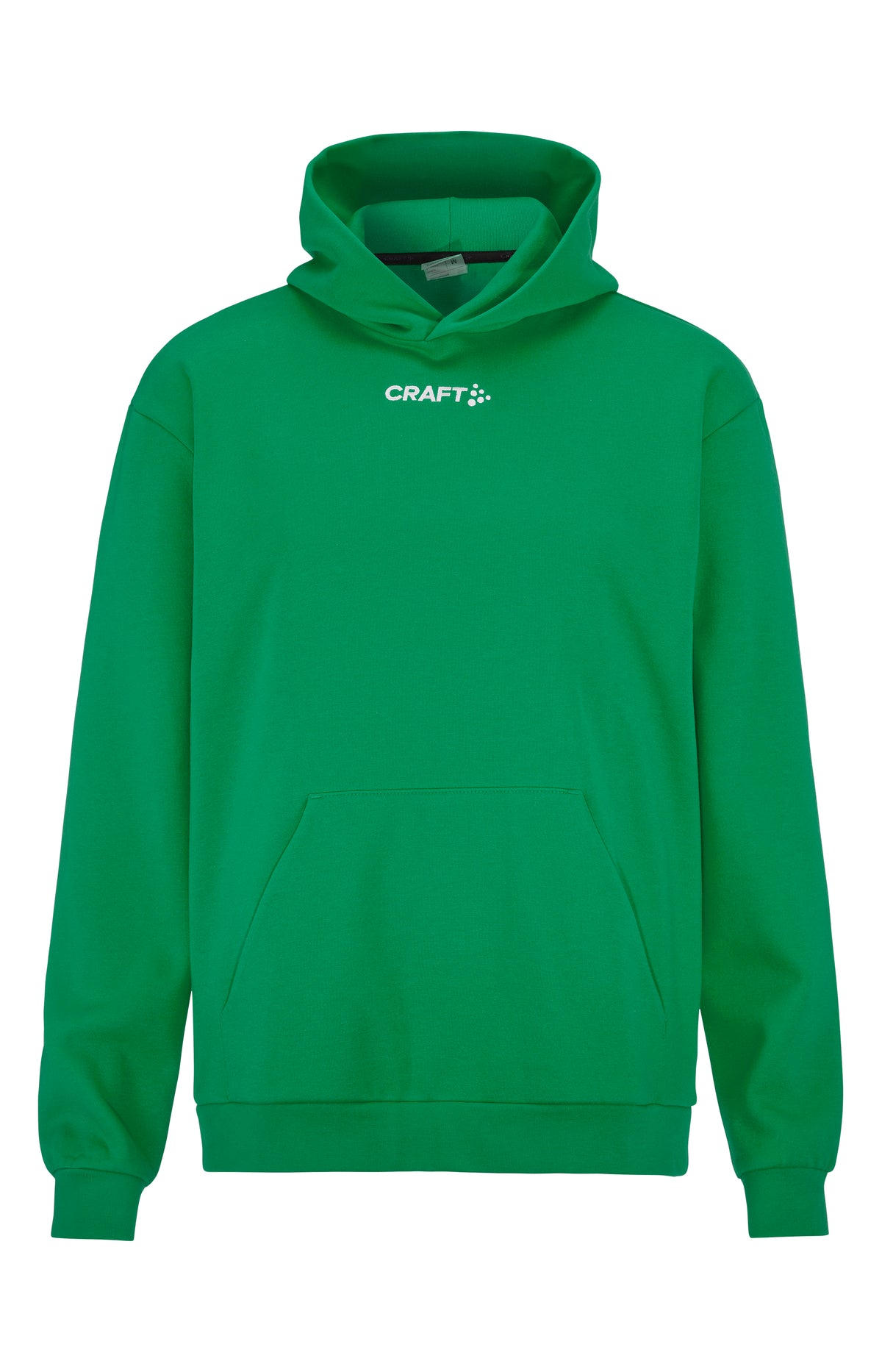 Craft Community 2.0 Logo Hoodie Herren in Grün, Vorderansicht