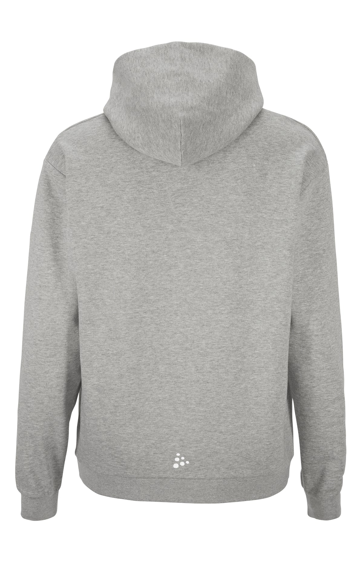 Craft Community 2.0 Logo Hoodie Herren in Grau meliert, Detailansicht