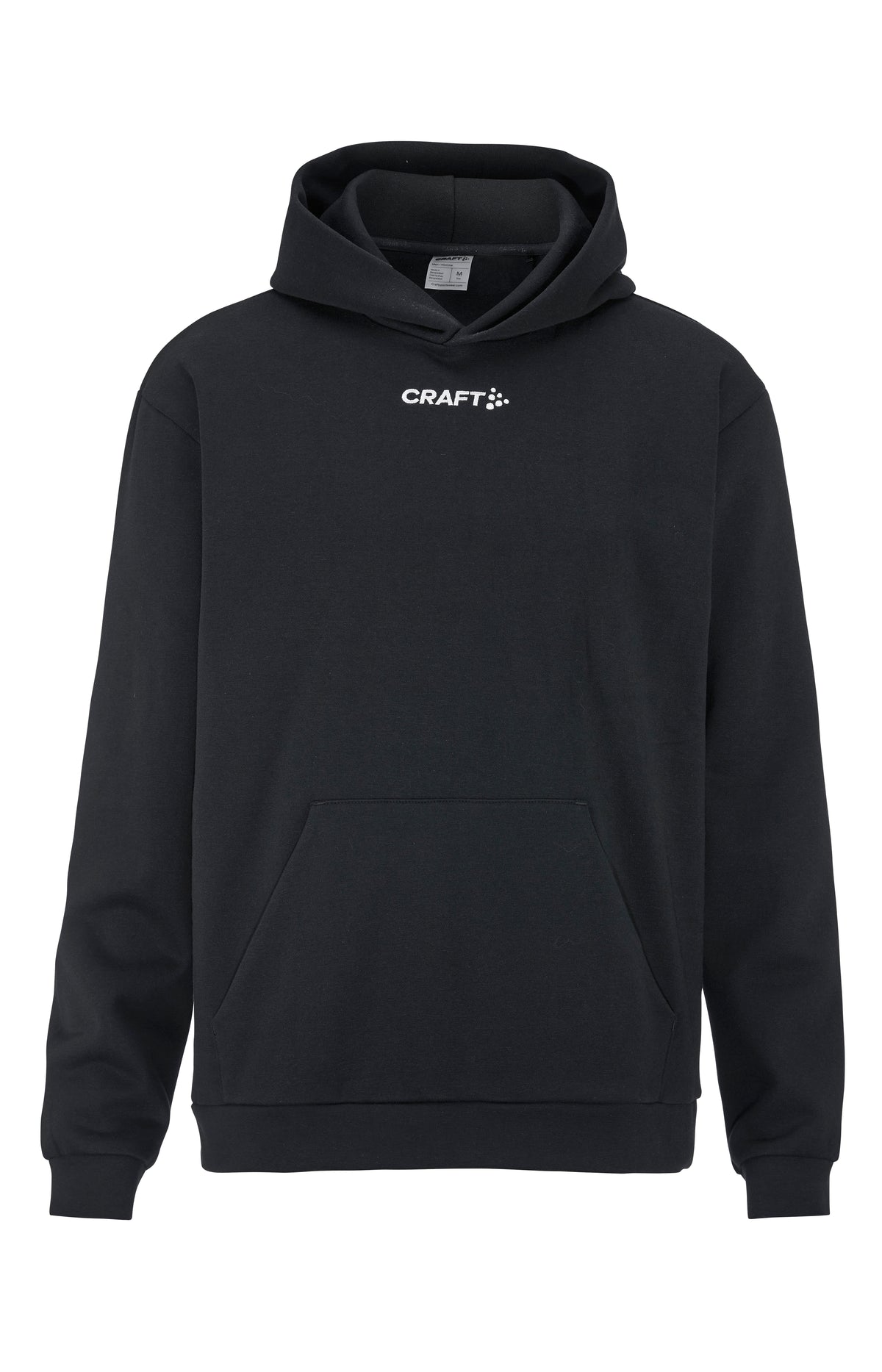Craft Community 2.0 Logo Hoodie Herren in Schwarz, Vorderansicht