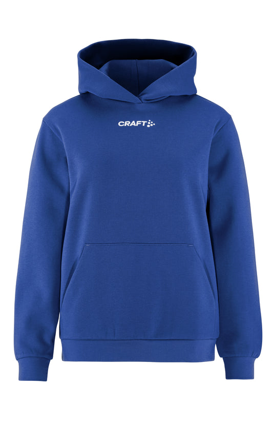 Craft Community 2.0 Logo Hoodie Damen in Kobaltblau, Vorderansicht