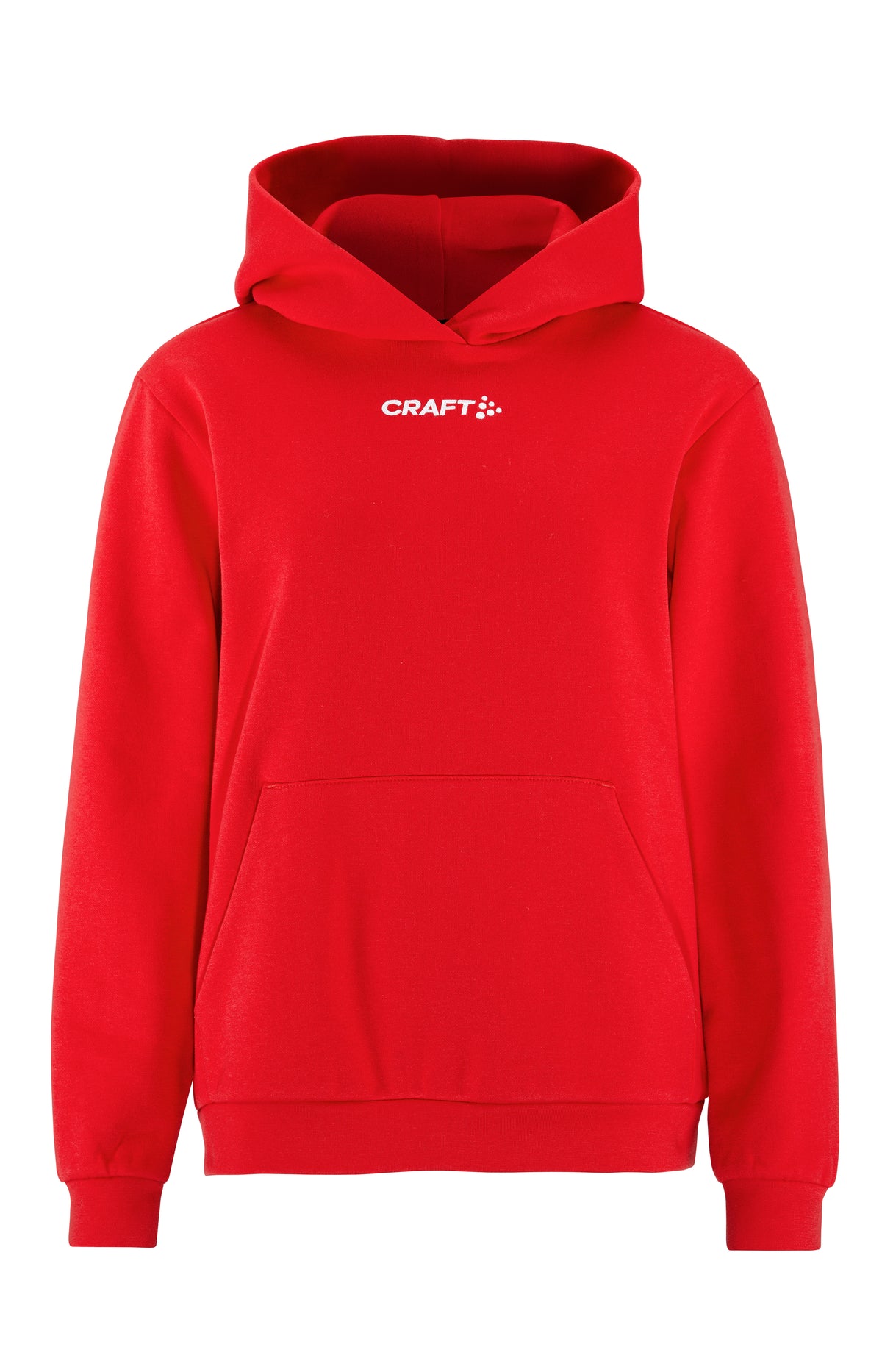 Craft Community 2.0 Logo Hoodie Damen in Rot, Vorderansicht