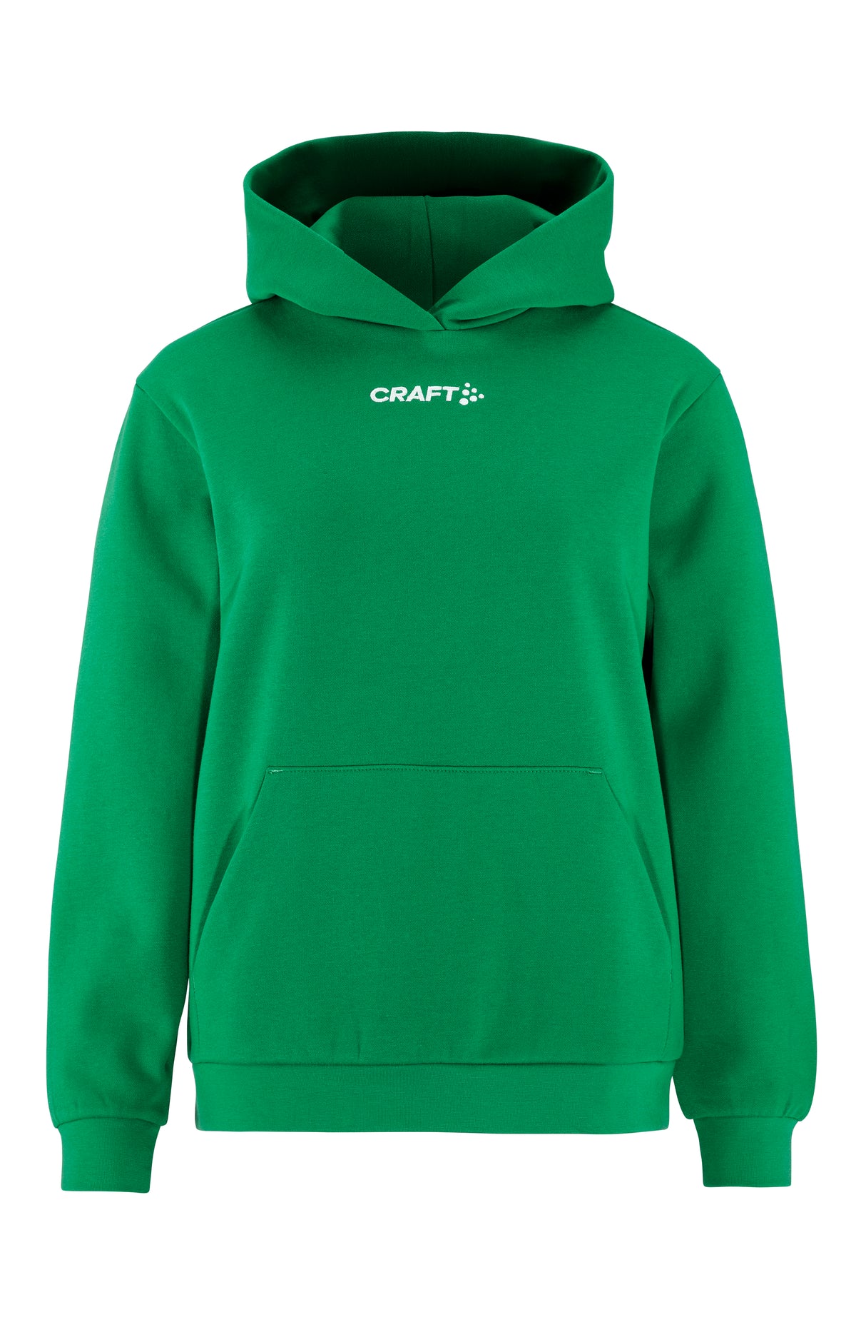 Craft Community 2.0 Logo Hoodie Damen in Grün, Vorderansicht