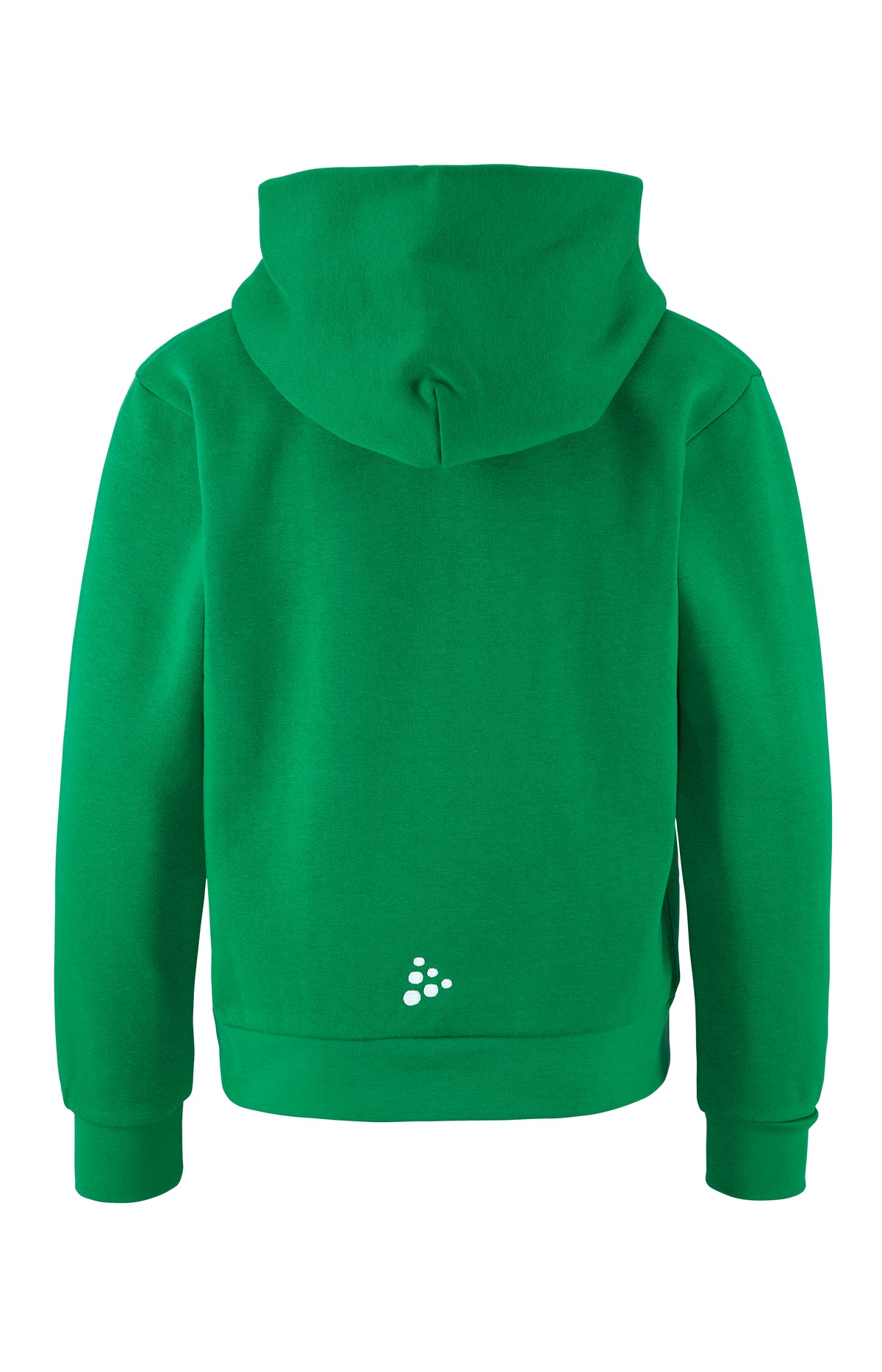 Craft Community 2.0 Logo Hoodie Junior in Grün, Detailansicht