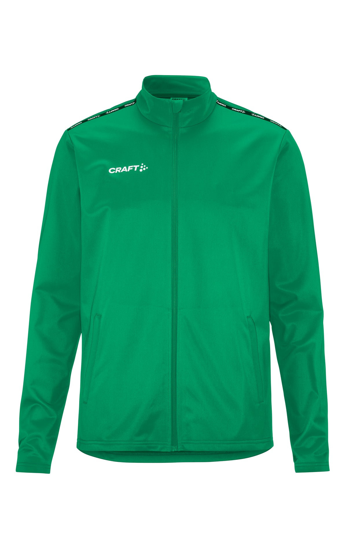 Craft Squad Go FZ Jacket Herren in Grün, Detailansicht