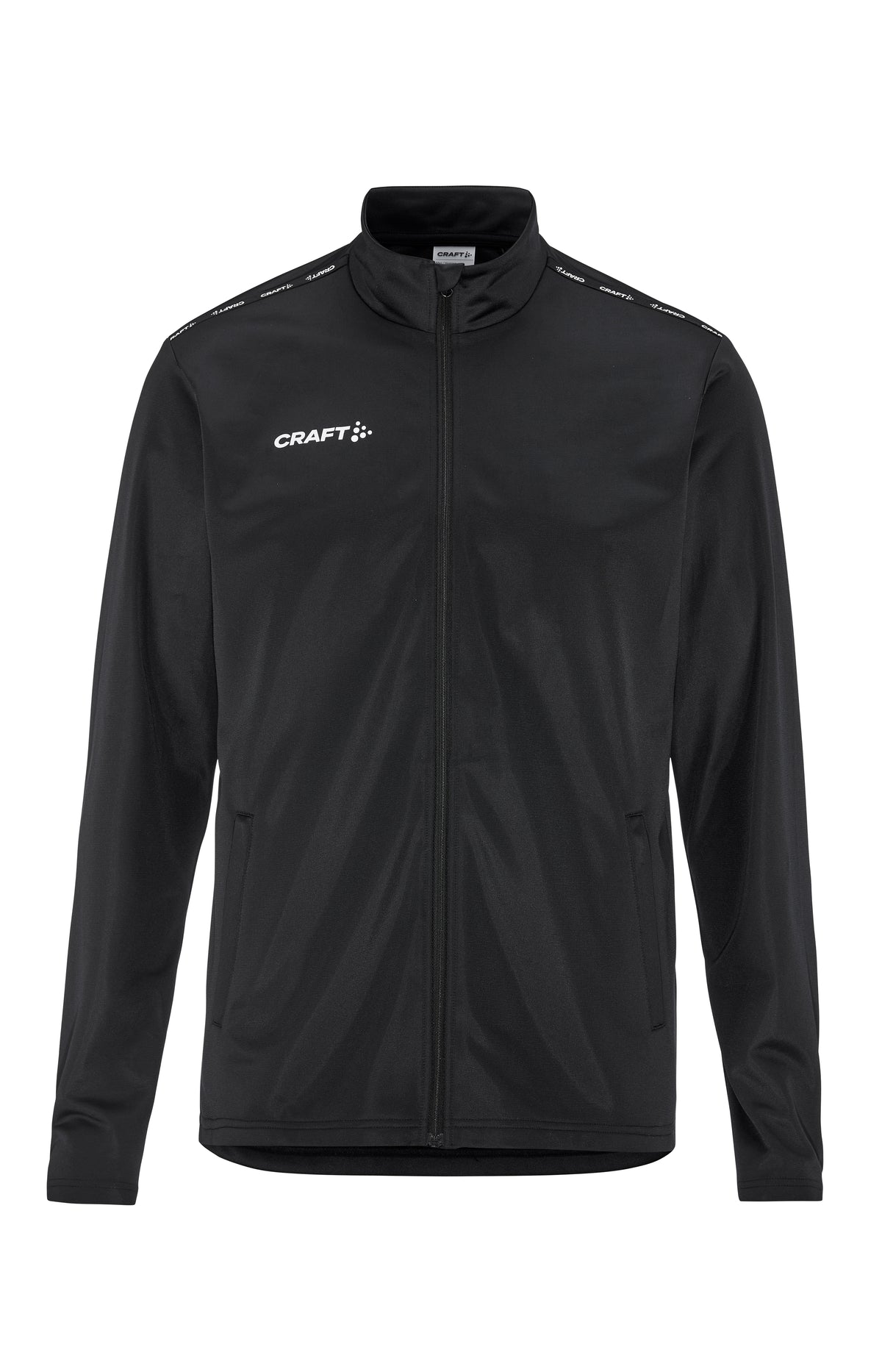 Craft Squad Go FZ Jacket Herren in Schwarz, Detailansicht