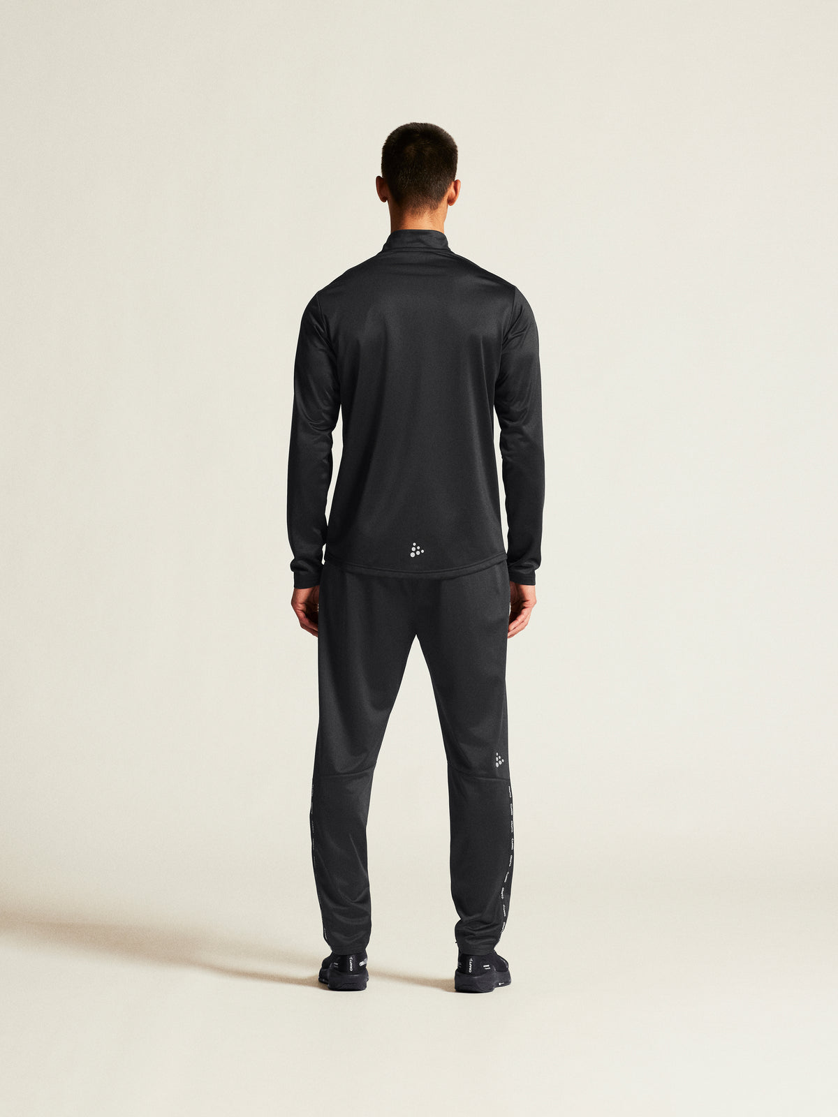 Craft Squad Go FZ Jacket Herren in Schwarz, Detailansicht
