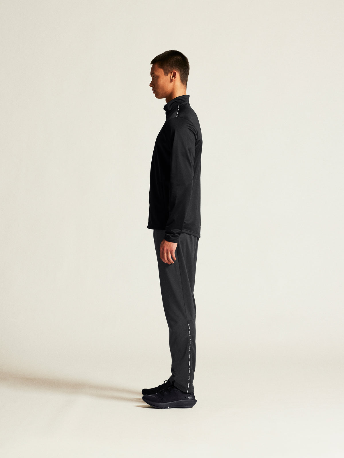 Craft Squad Go FZ Jacket Herren in Schwarz, Detailansicht