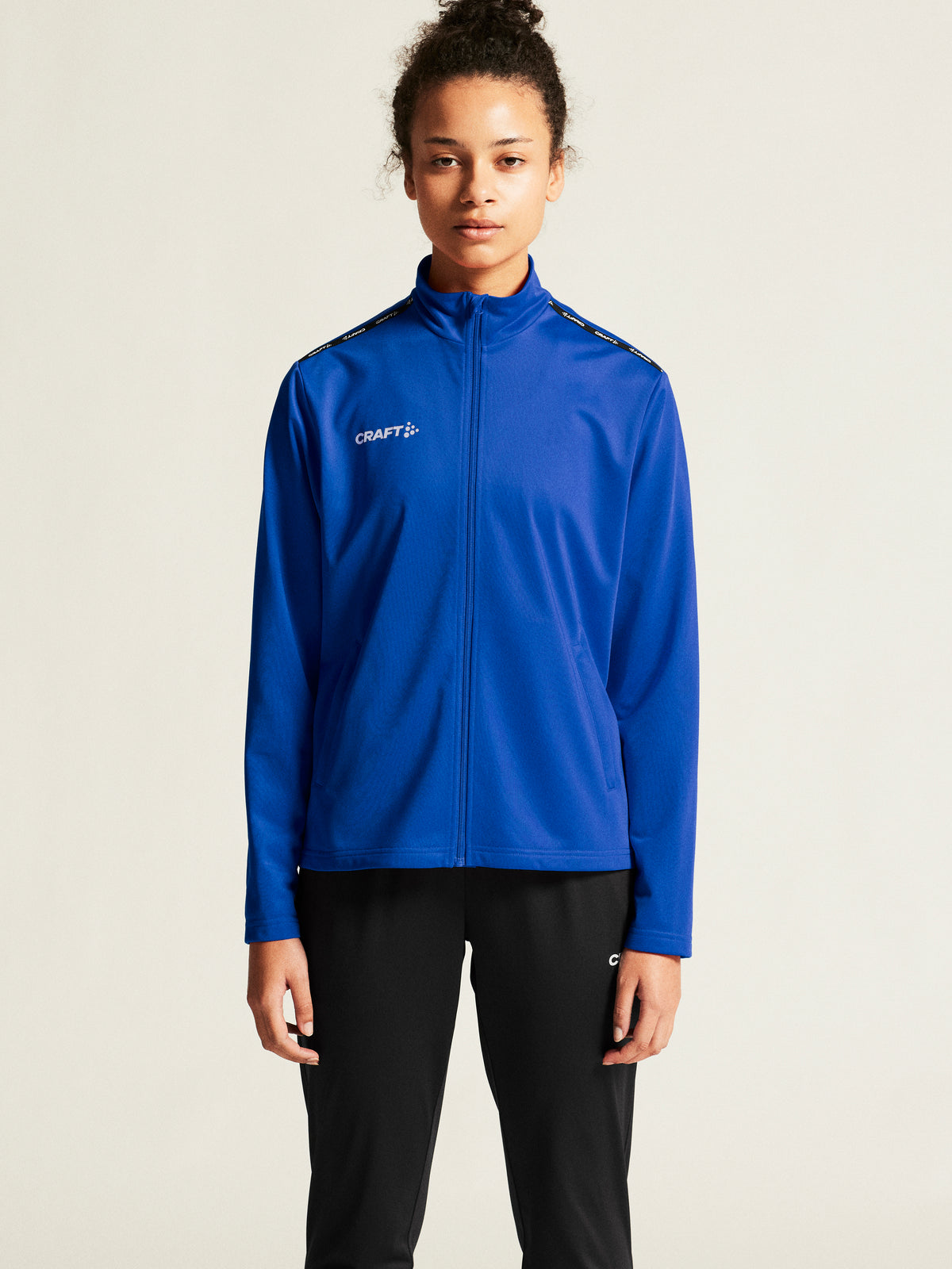 Craft Squad Go FZ Jacket Damen in Kobaltblau, Detailansicht