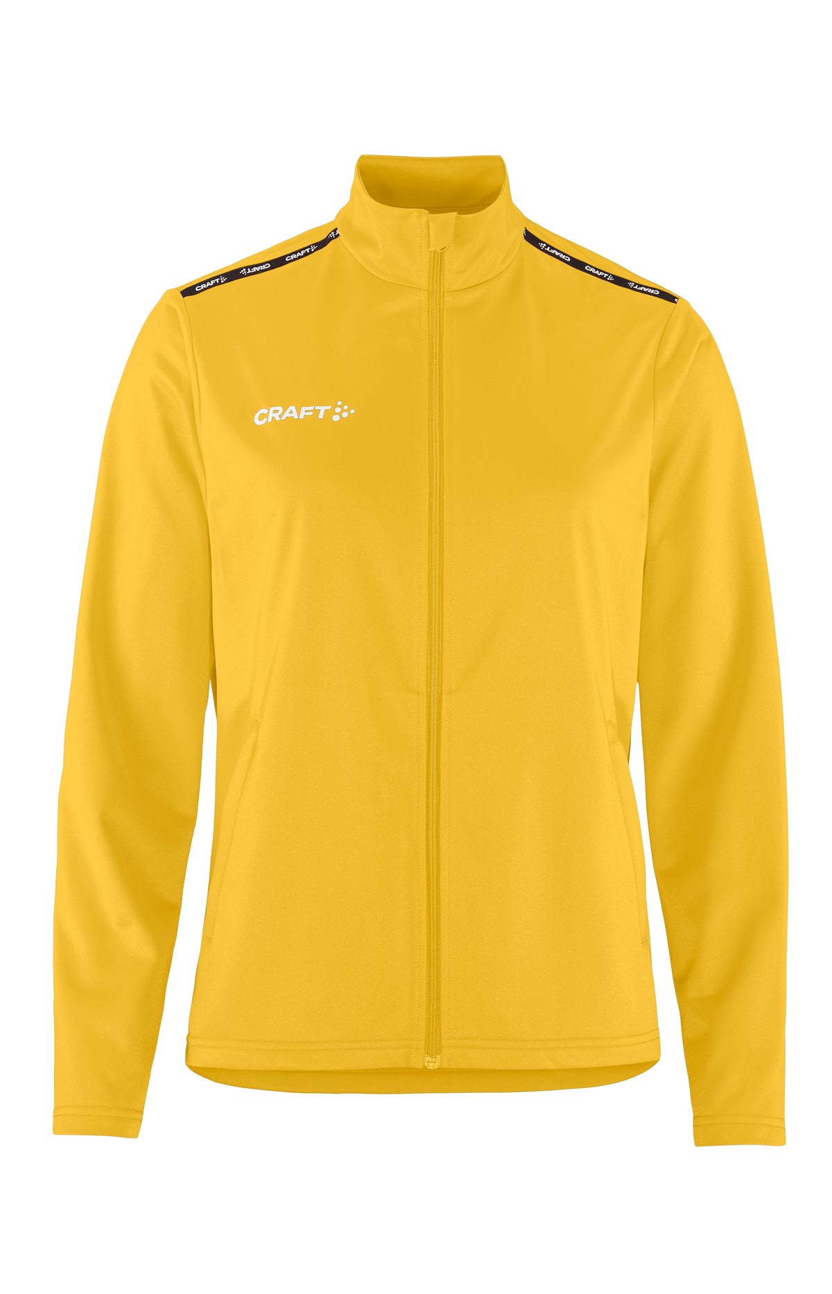 Craft Squad Go FZ Jacket Damen in Gelb, Vorderansicht