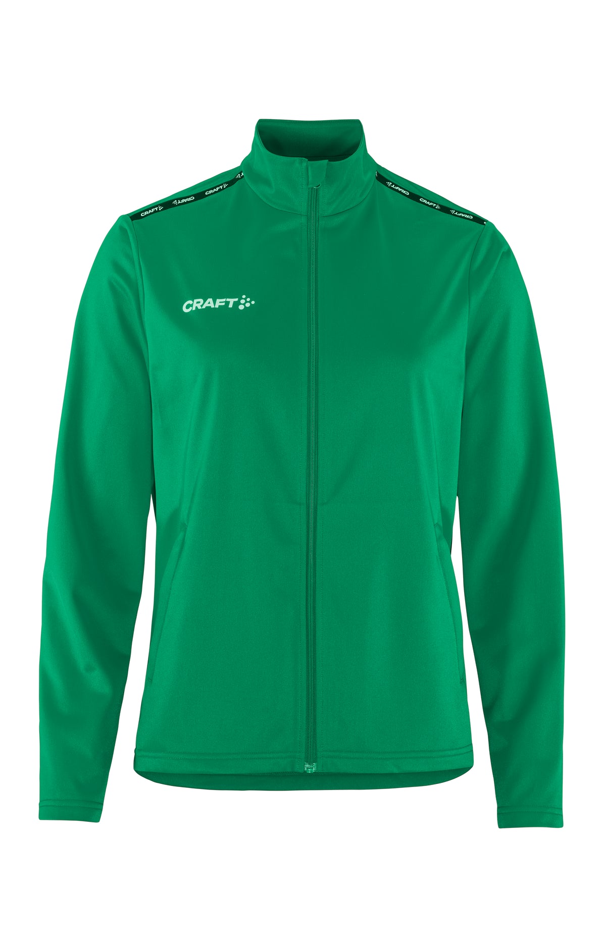 Craft Squad Go FZ Jacket Damen in Grün, Vorderansicht