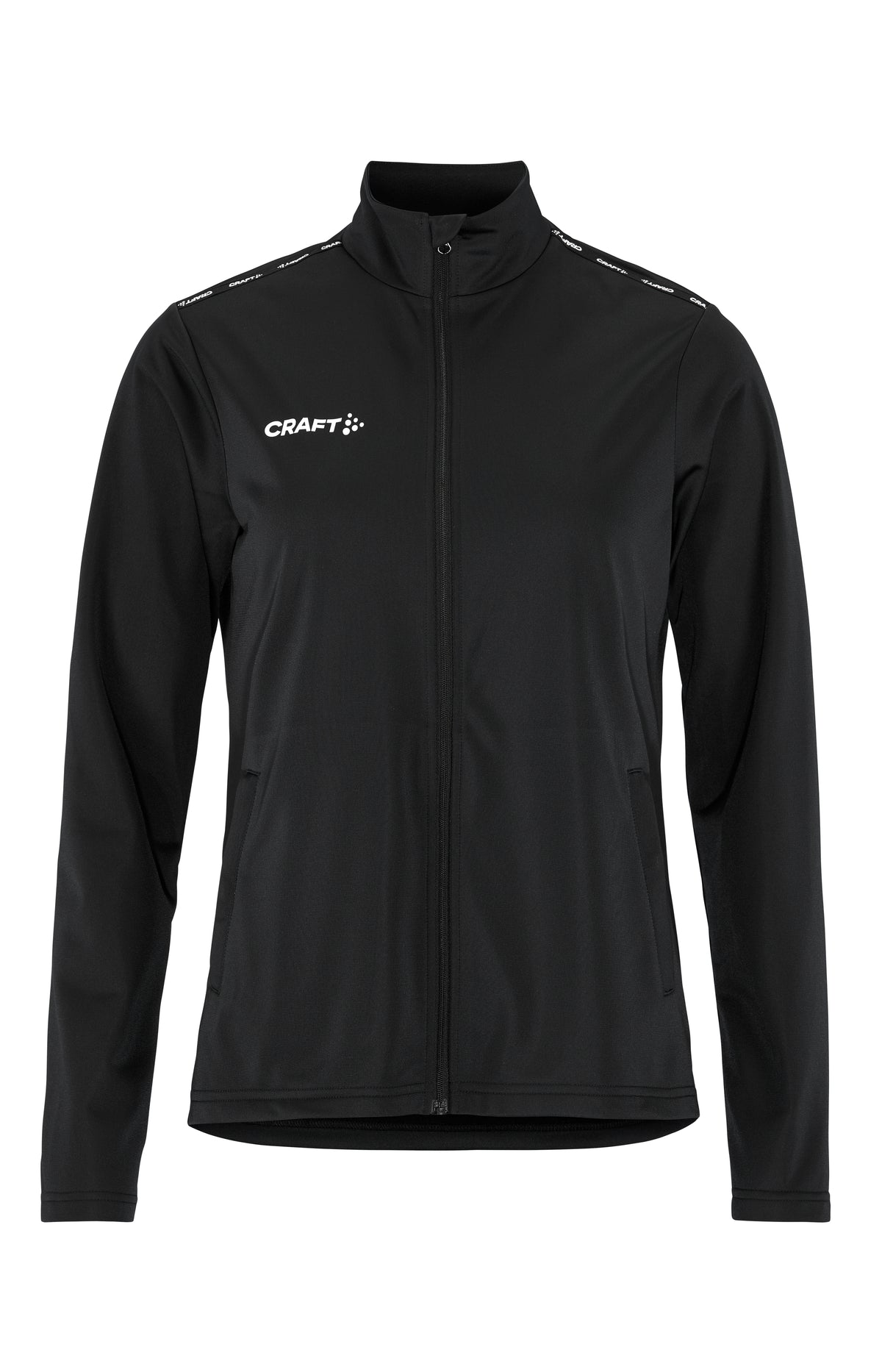 Craft Squad Go FZ Jacket Damen in Schwarz, Vorderansicht