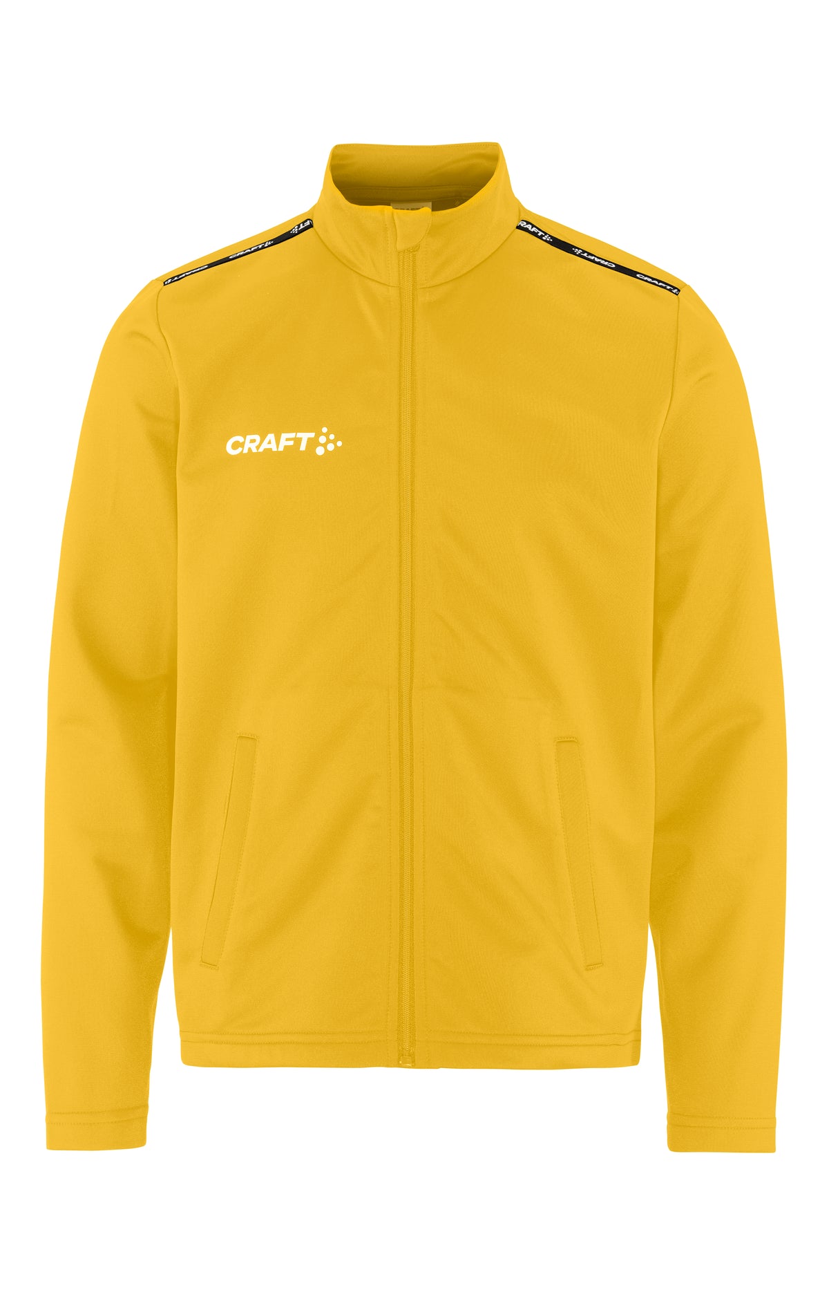 Craft Squad Go FZ Jacket Junior in Gelb, Vorderansicht