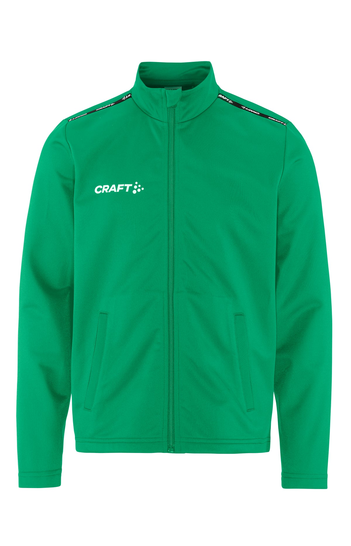 Craft Squad Go FZ Jacket Junior in Grün, Detailansicht