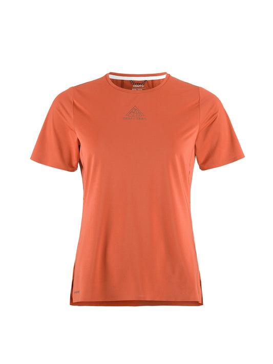 Craft PRO Trail SS Tee 2 Damen in Rot, Vorderansicht