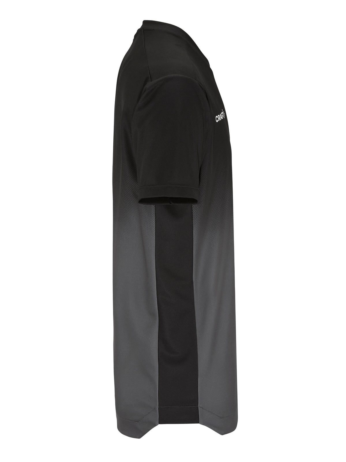 Craft Evolve 2.0 Structured Graphic Jersey Herren in Schwarz/Anthrazit, Seitenansicht rechts