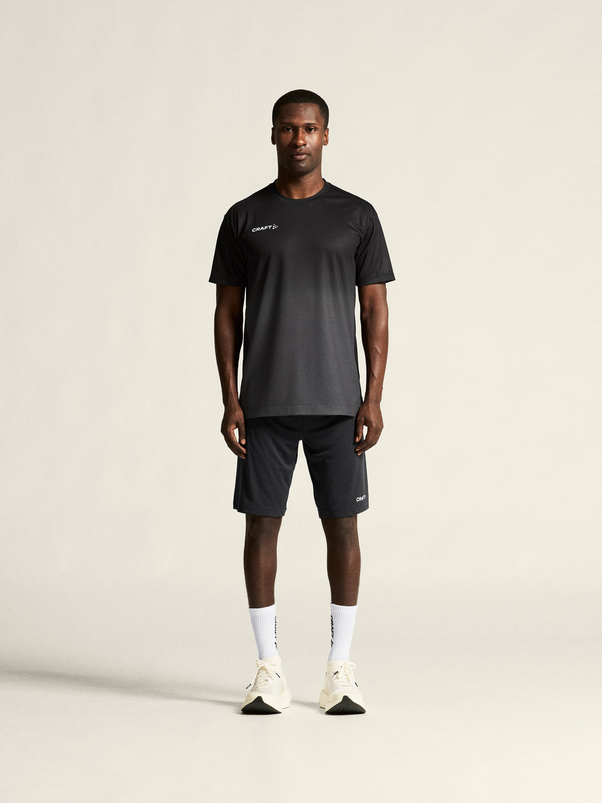 Craft Evolve 2.0 Structured Graphic Jersey Herren in Schwarz/Anthrazit, Detailansicht