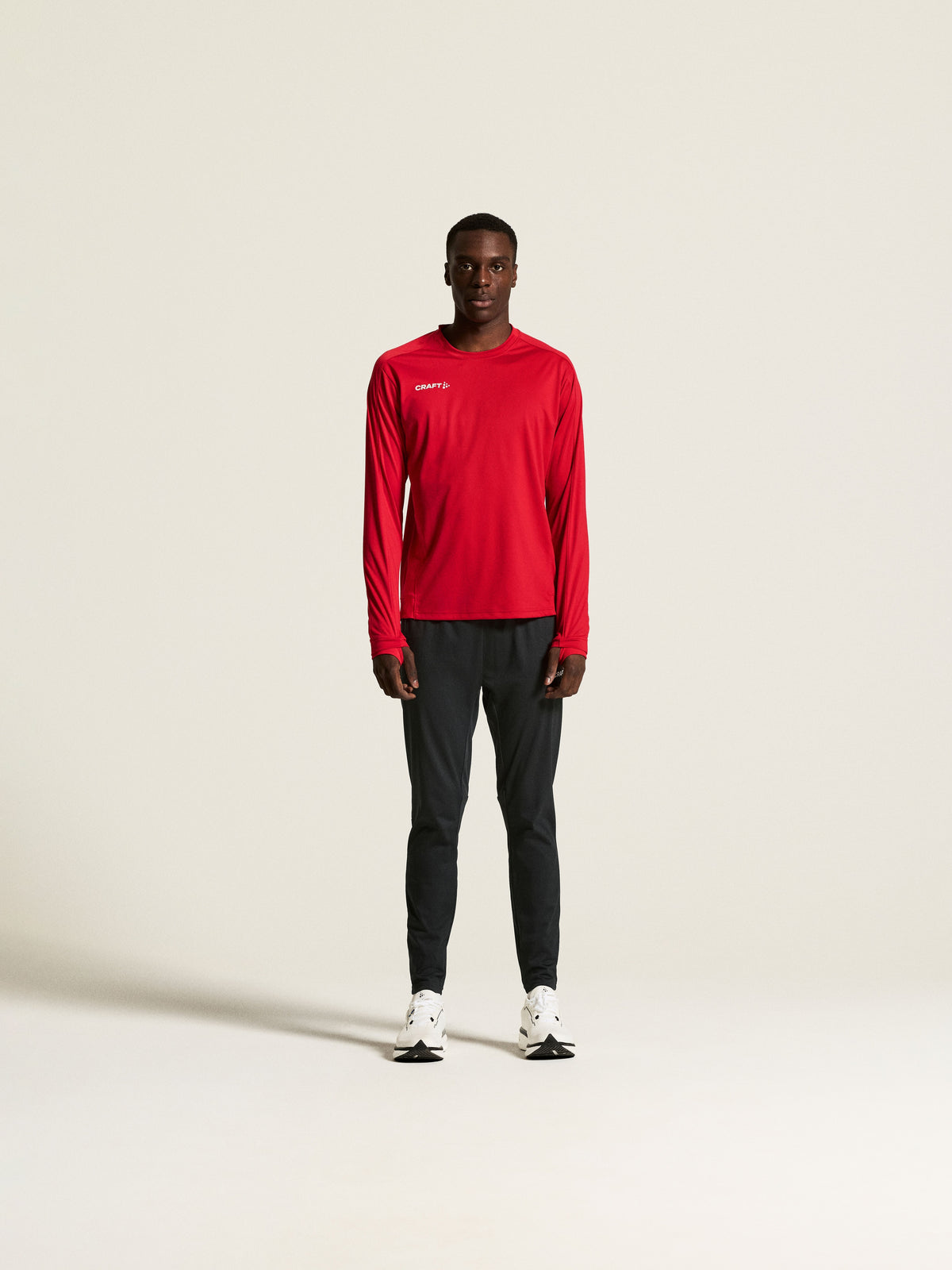 Craft Evolve 2.0 Crewneck Herren in Rot, Detailansicht