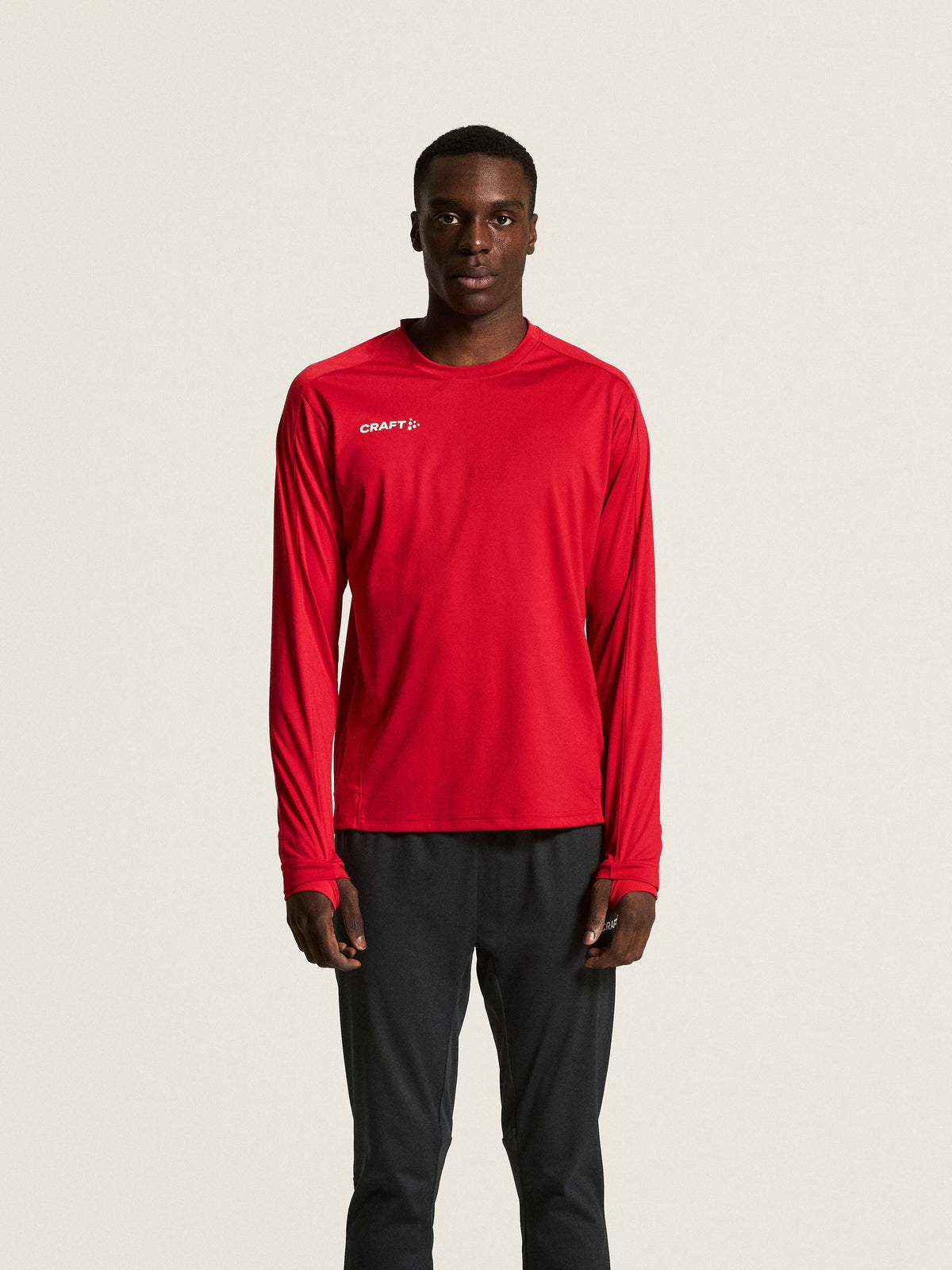 Craft Evolve 2.0 Crewneck Herren in Rot, Detailansicht