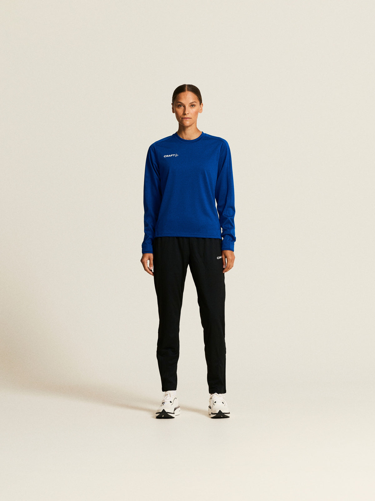 Craft Evolve 2.0 Crewneck Damen in Kobaltblau, Detailansicht