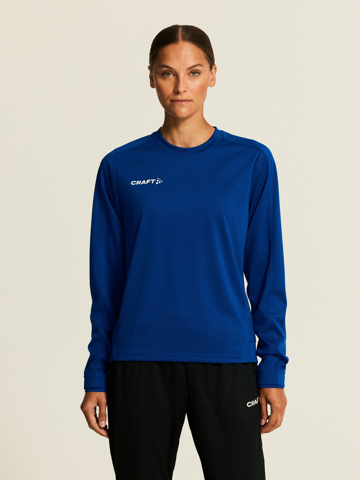 Craft Evolve 2.0 Crewneck Damen in Kobaltblau, Detailansicht