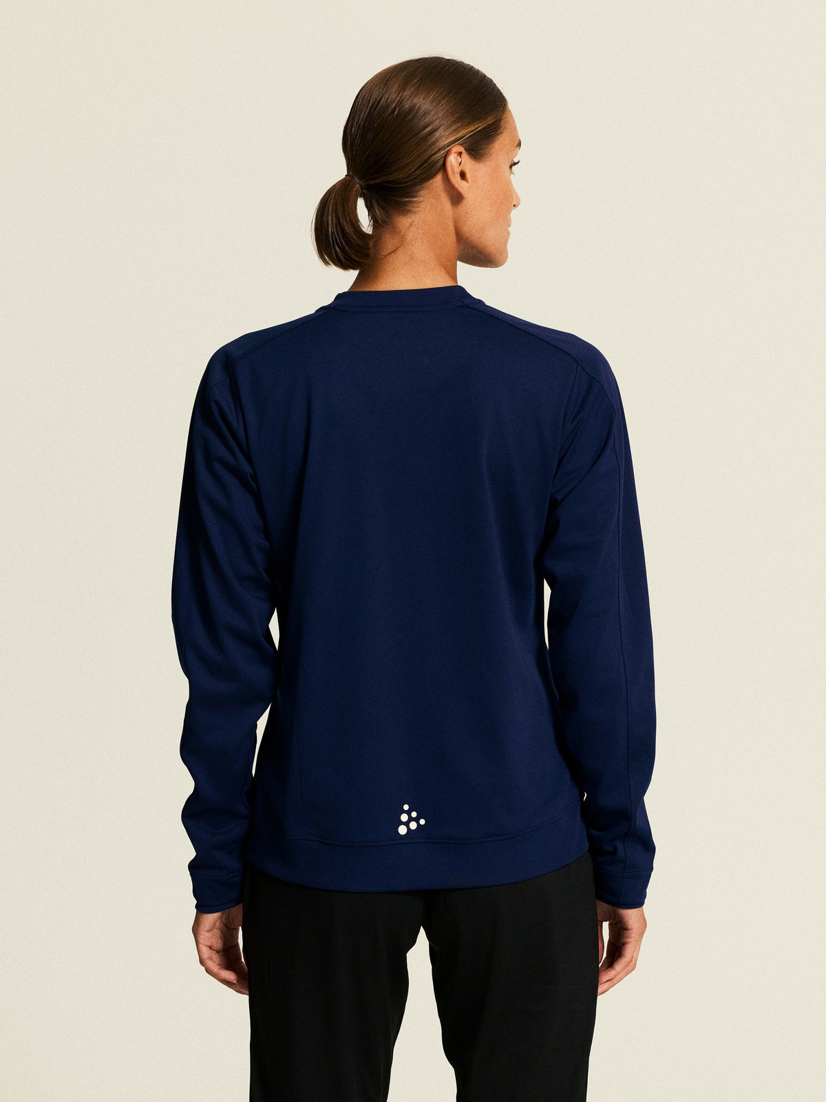 Craft Evolve 2.0 Crewneck Damen in Navy, Detailansicht