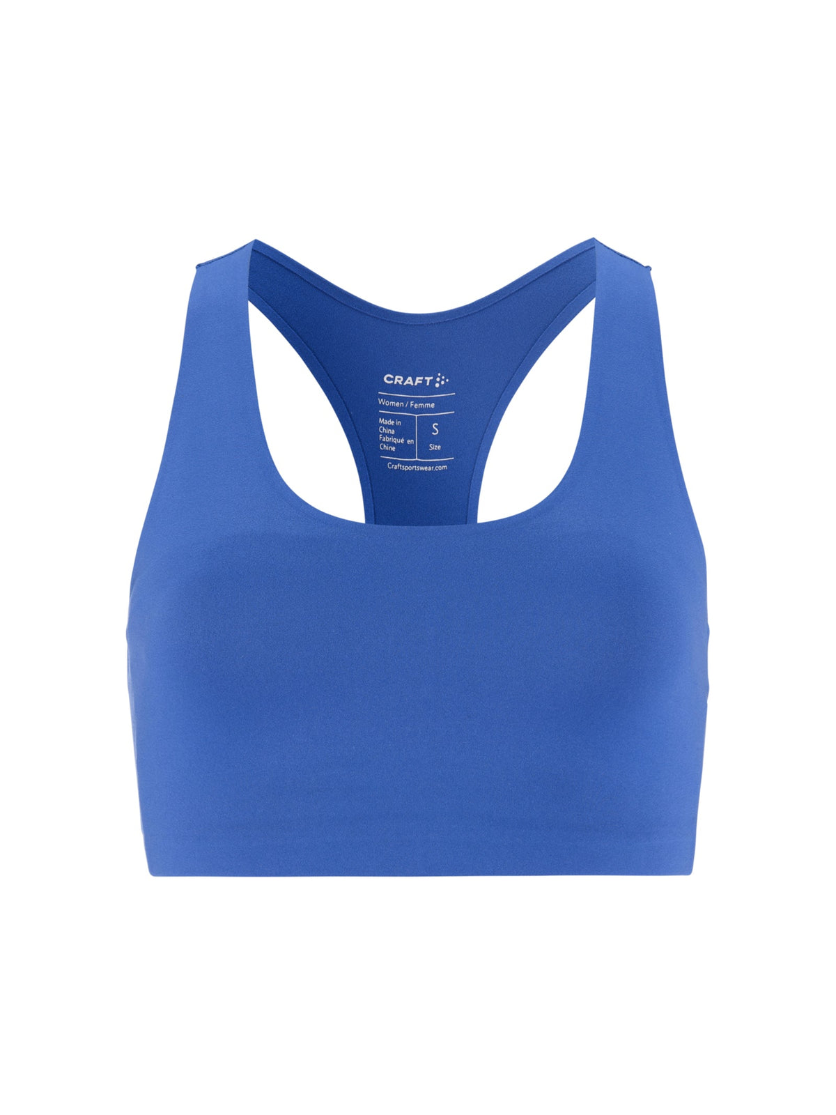 Craft Collective Padded Sports Bra Damen in Tintenblau, Vorderansicht