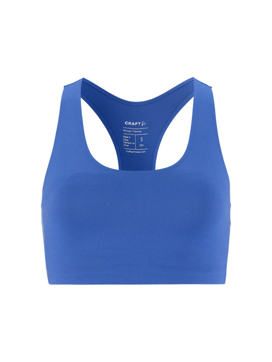 Craft Collective Padded Sports Bra Damen in Tintenblau, Vorderansicht