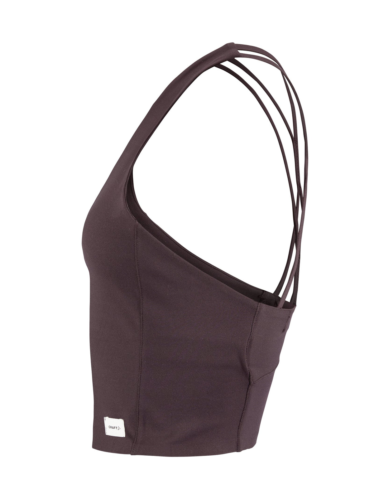 Craft Collective Cropped Singlet Damen in Violett, Seitenansicht links