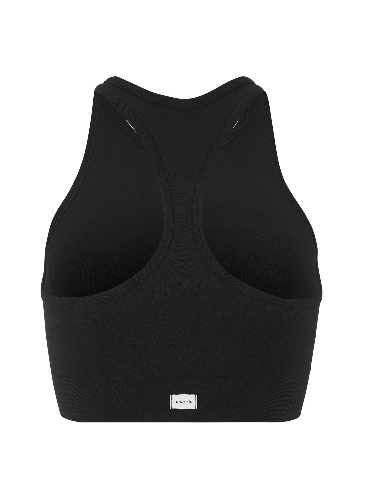 Craft Collective Seamless Bra Damen in Schwarz, Rückansicht