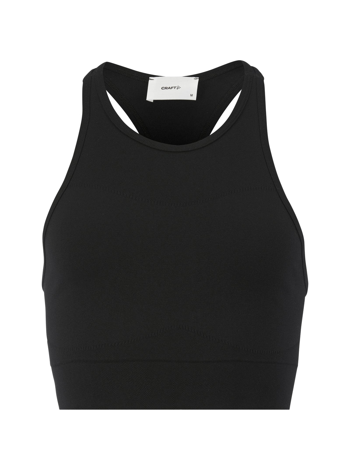 Craft Collective Seamless Bra Damen in Schwarz, Vorderansicht