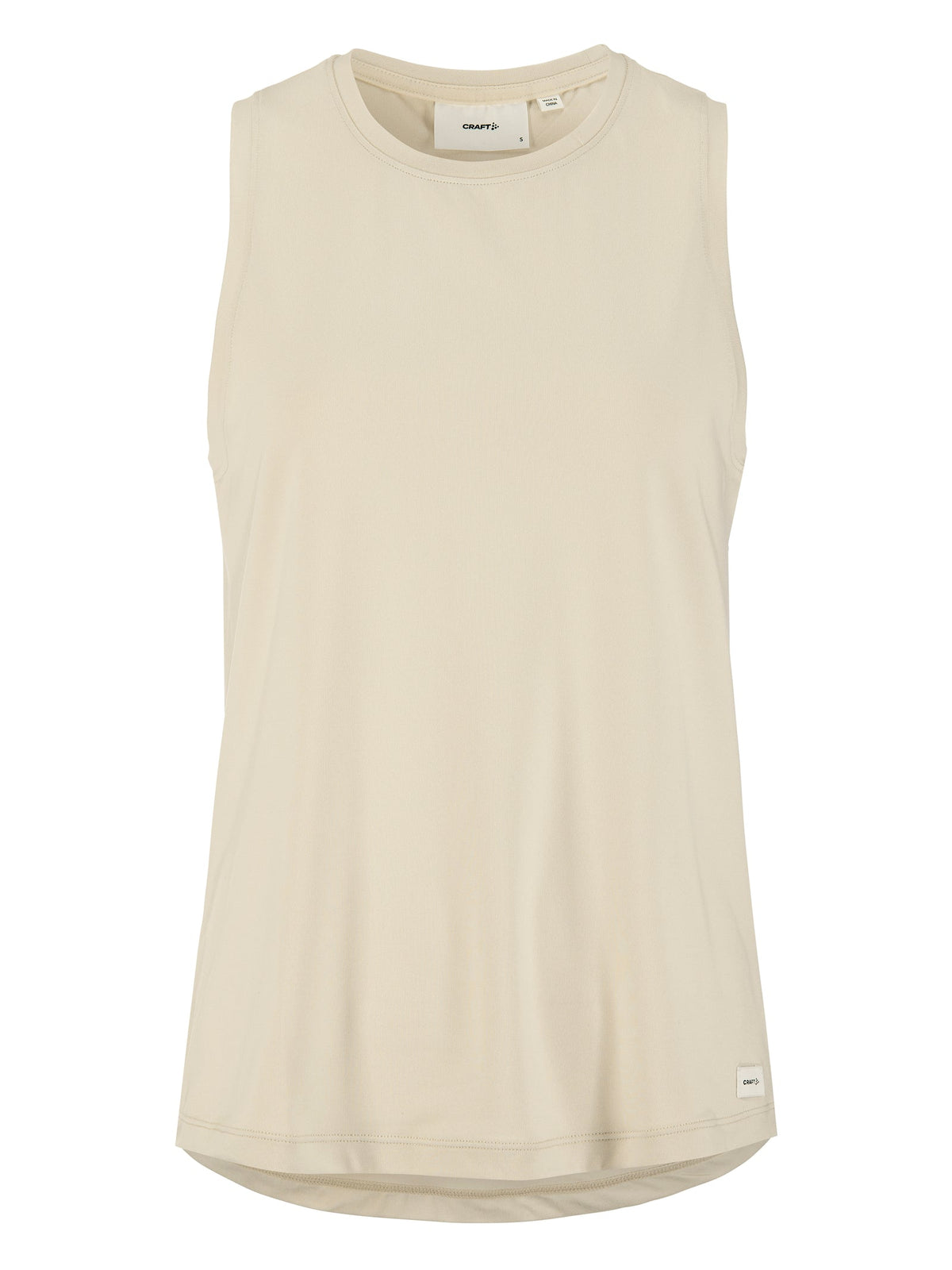 Craft Collective Singlet Damen in Sand, Vorderansicht