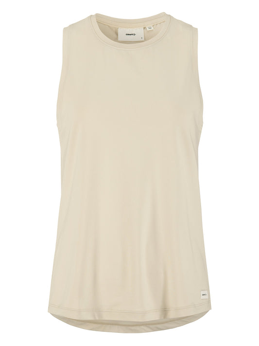 Craft Collective Singlet Damen in Sand, Vorderansicht