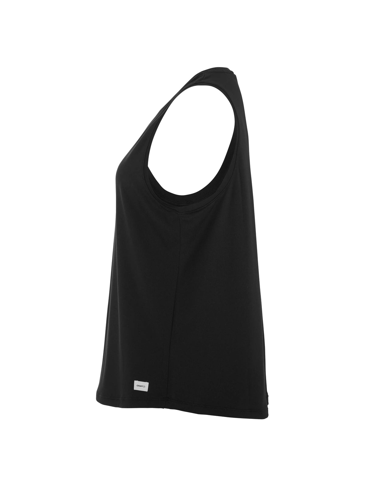 Craft Collective Singlet Damen in Schwarz, Seitenansicht links