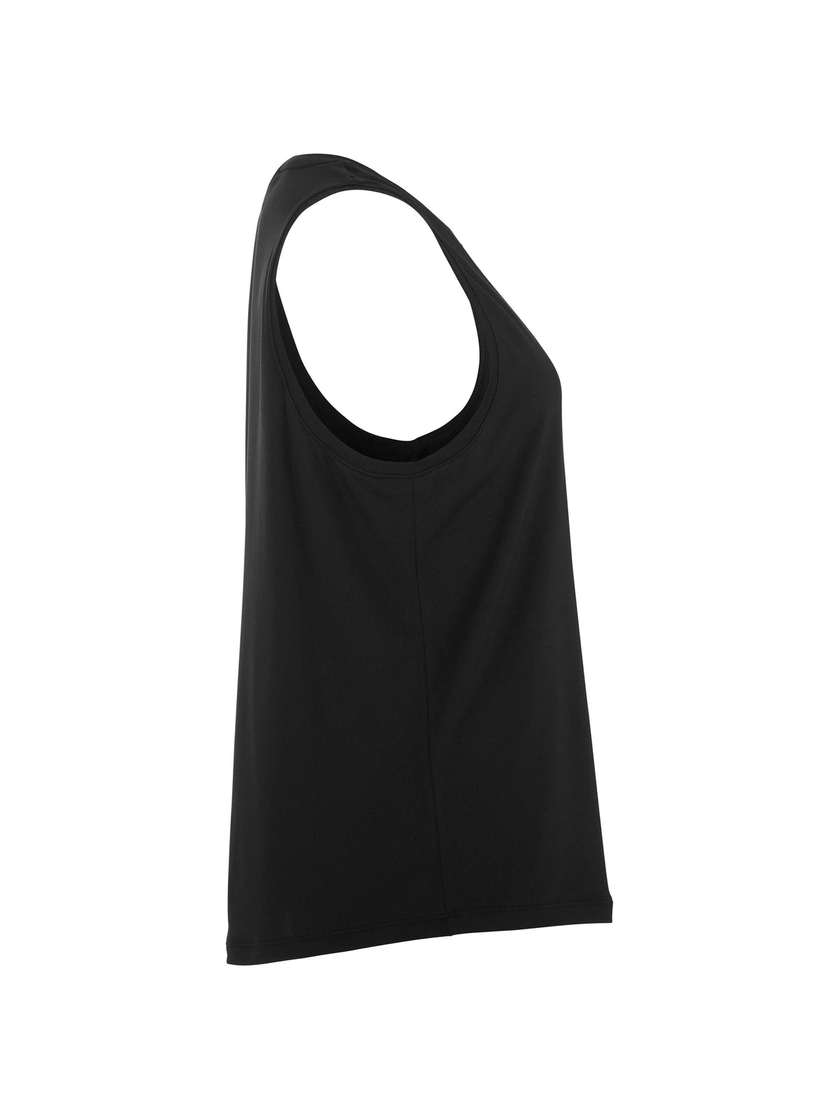Craft Collective Singlet Damen in Schwarz, Seitenansicht rechts