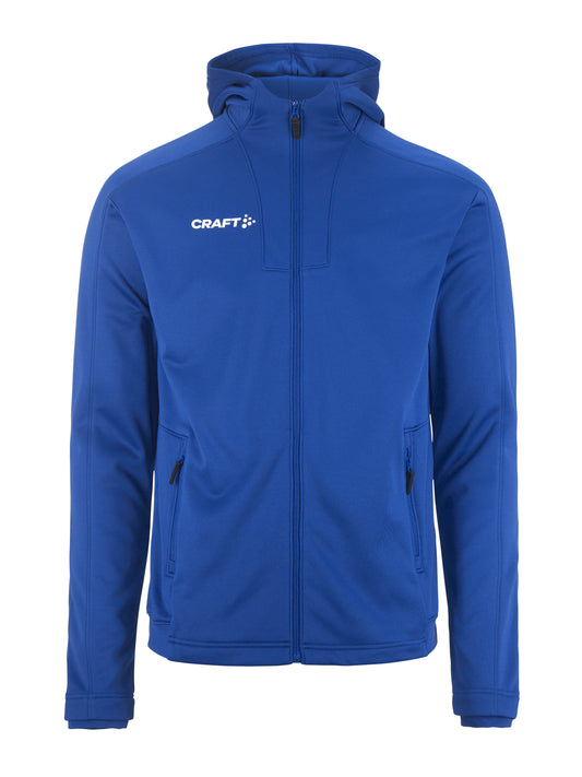 Craft Evolve 2.0 Brushed Hood Jacket Herren in Kobaltblau, Vorderansicht