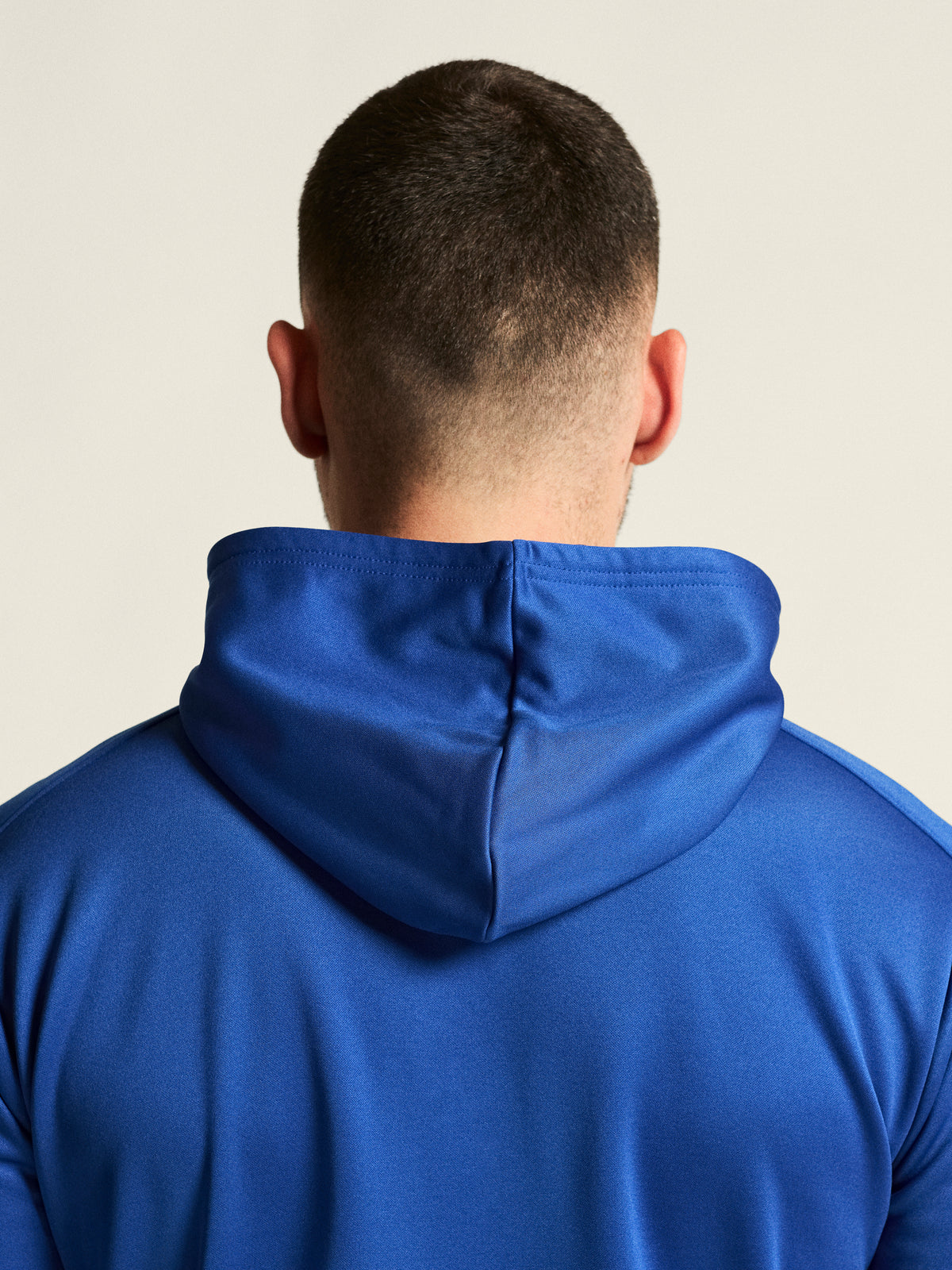 Craft Evolve 2.0 Brushed Hood Jacket Herren in Kobaltblau, Detailansicht