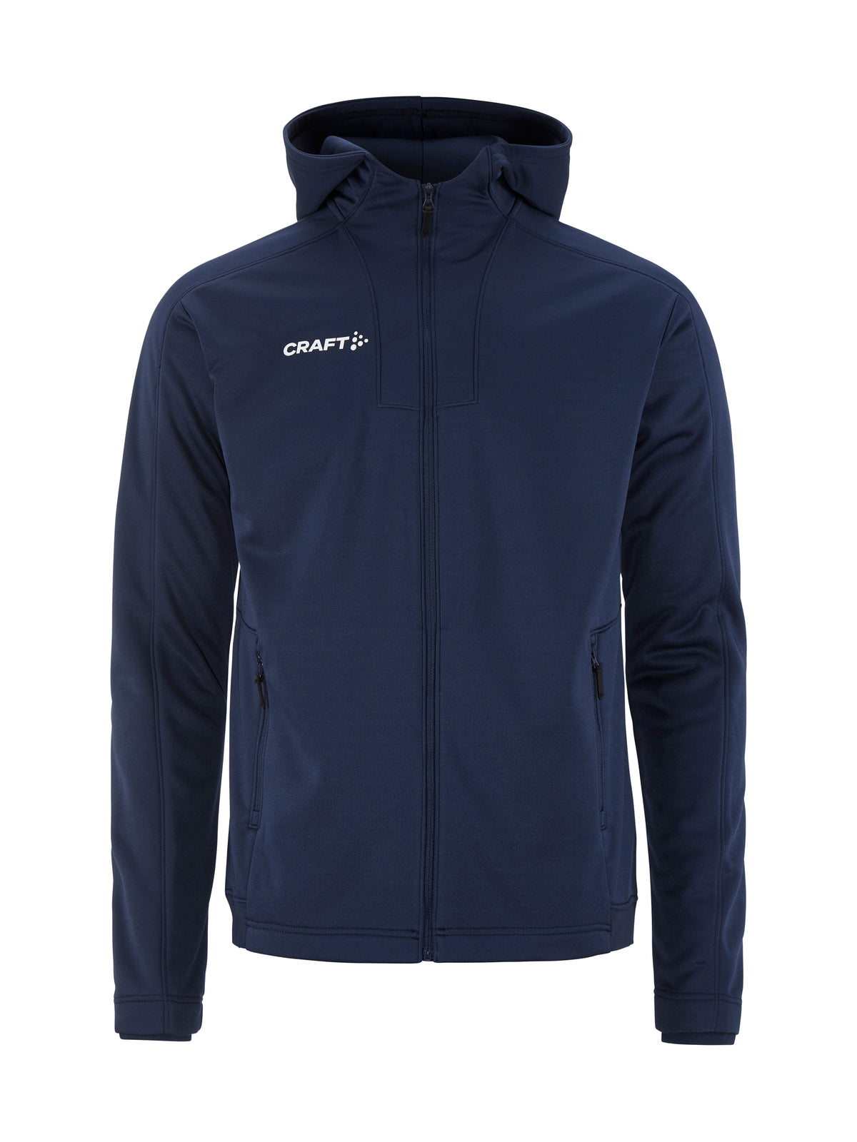 Craft Evolve 2.0 Brushed Hood Jacket Herren in Navy, Vorderansicht