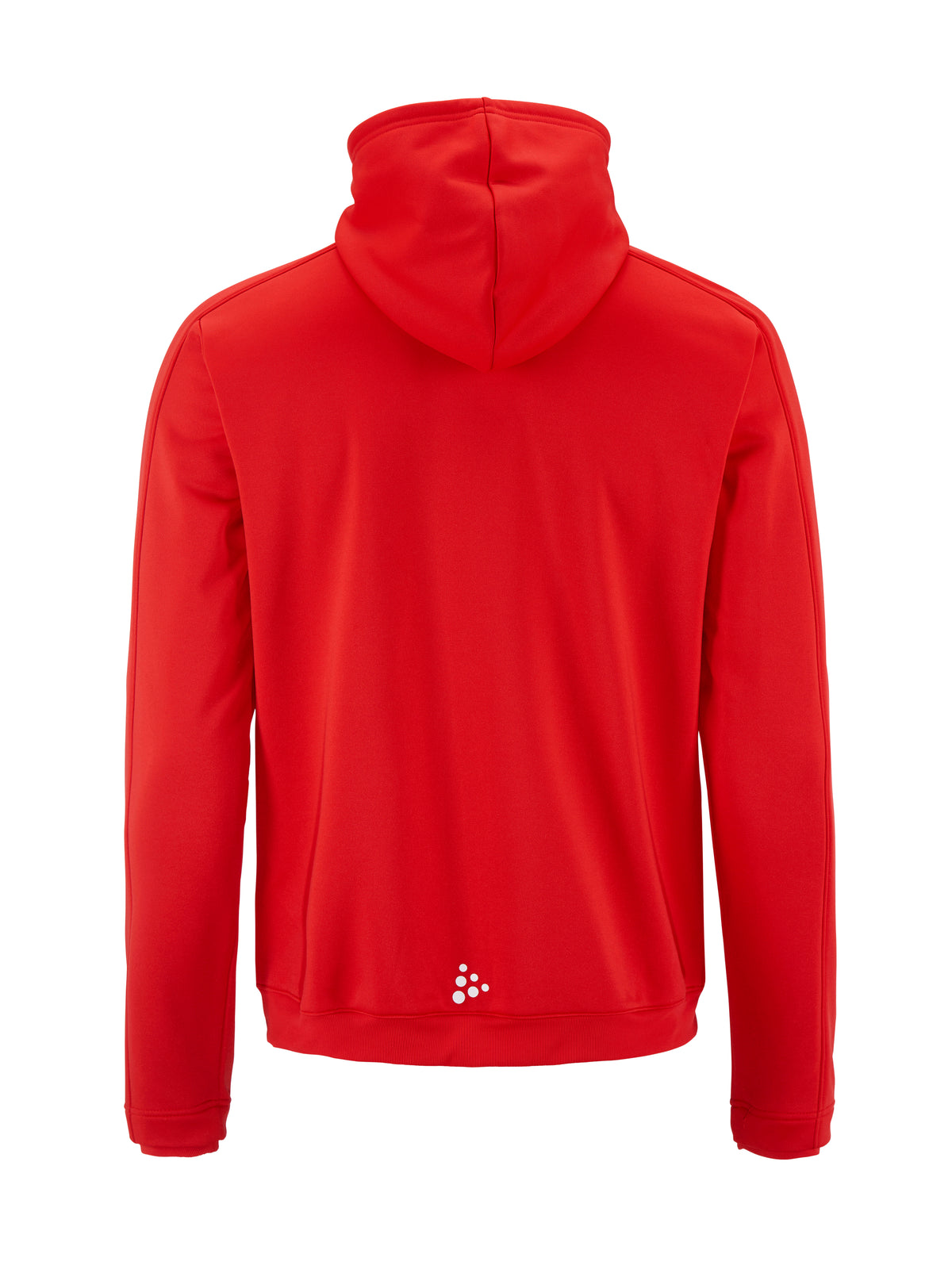 Craft Evolve 2.0 Brushed Hood Jacket Herren in Rot, Rückansicht
