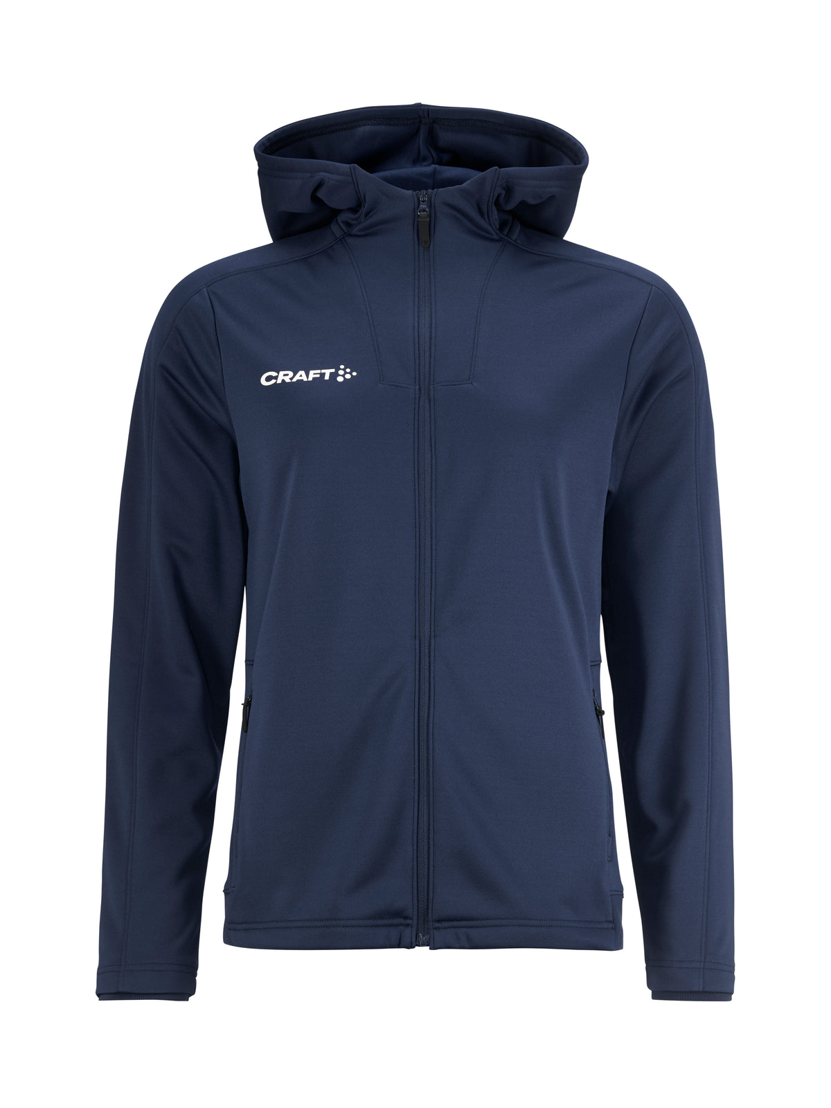 Craft Evolve 2.0 Brushed Hood Jacket Damen in Navy, Vorderansicht