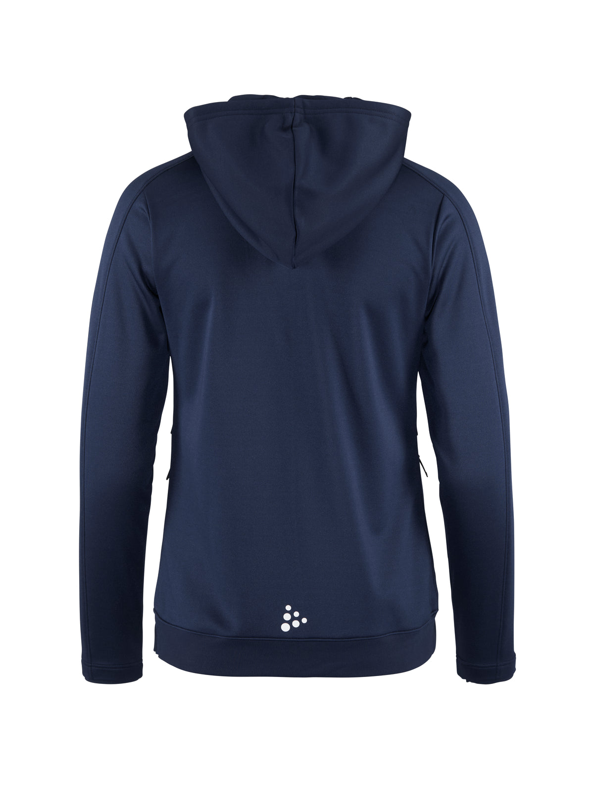 Craft Evolve 2.0 Brushed Hood Jacket Damen in Navy, Rückansicht