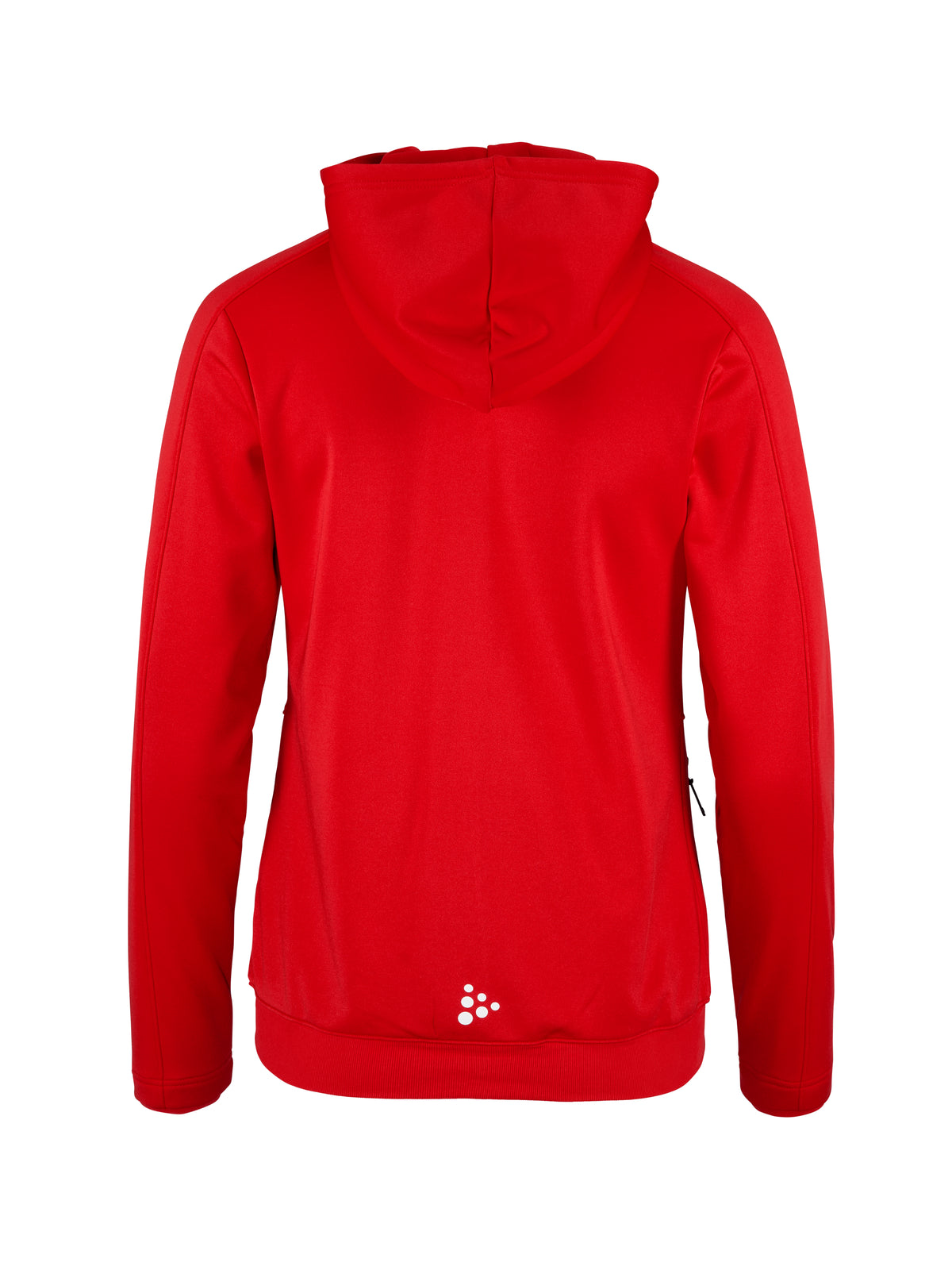 Craft Evolve 2.0 Brushed Hood Jacket Damen in Rot, Rückansicht