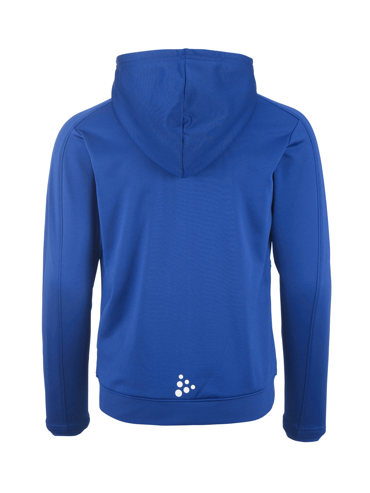 Craft Evolve 2.0 Brushed Hood Jacket Junior in Kobaltblau, Rückansicht